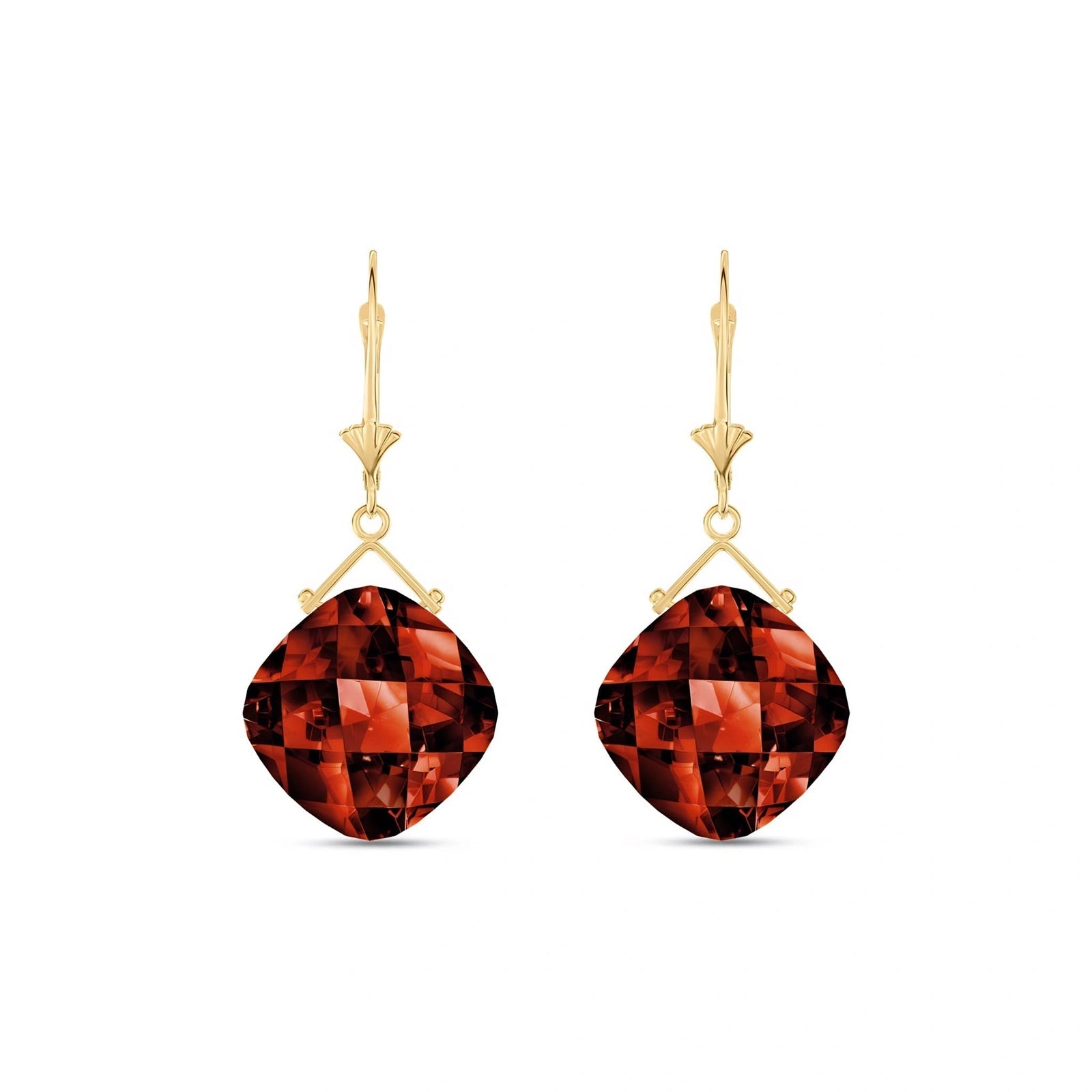Yellow Gold Garnet — Mariagiada