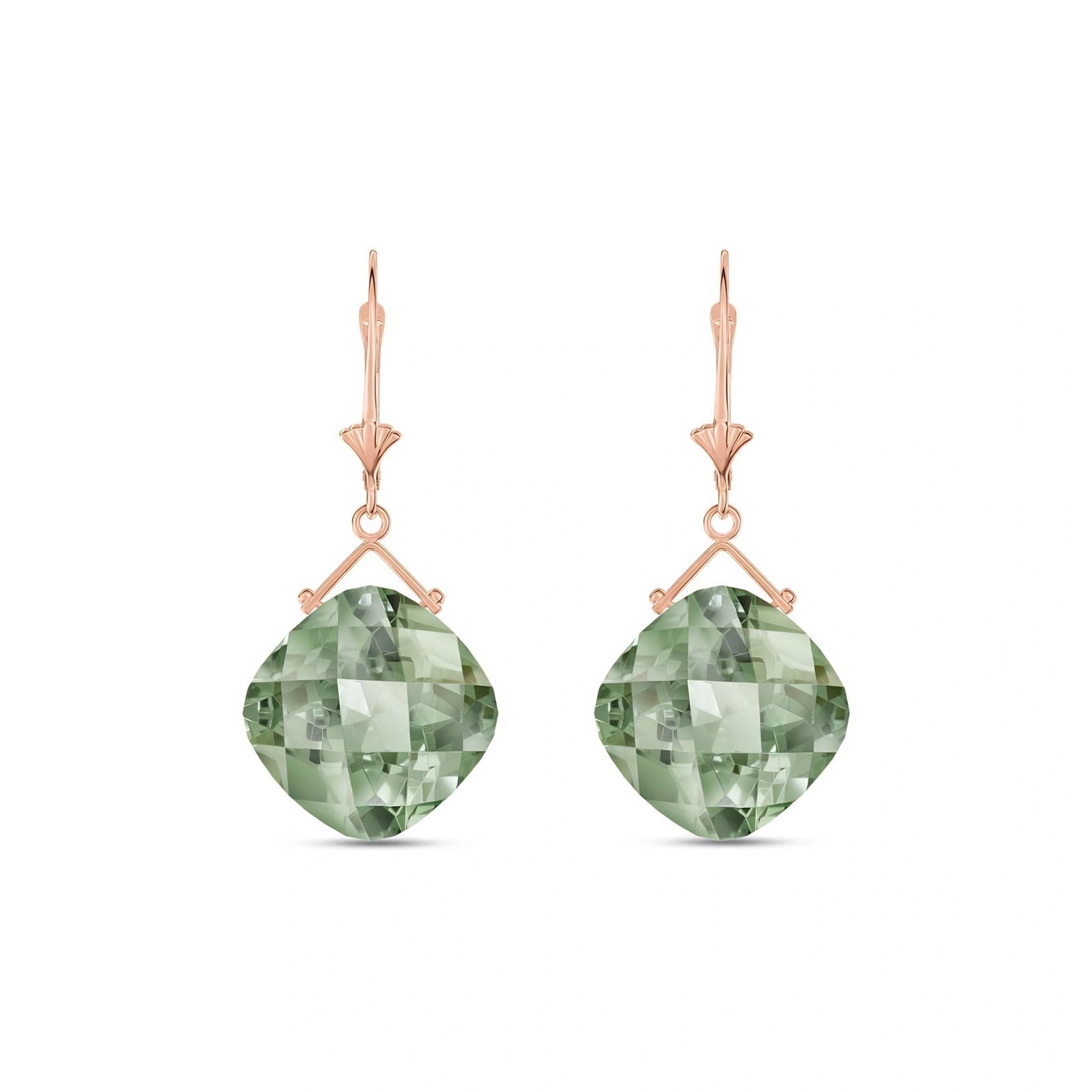 Rose Gold Green Amethyst — Mariagiada