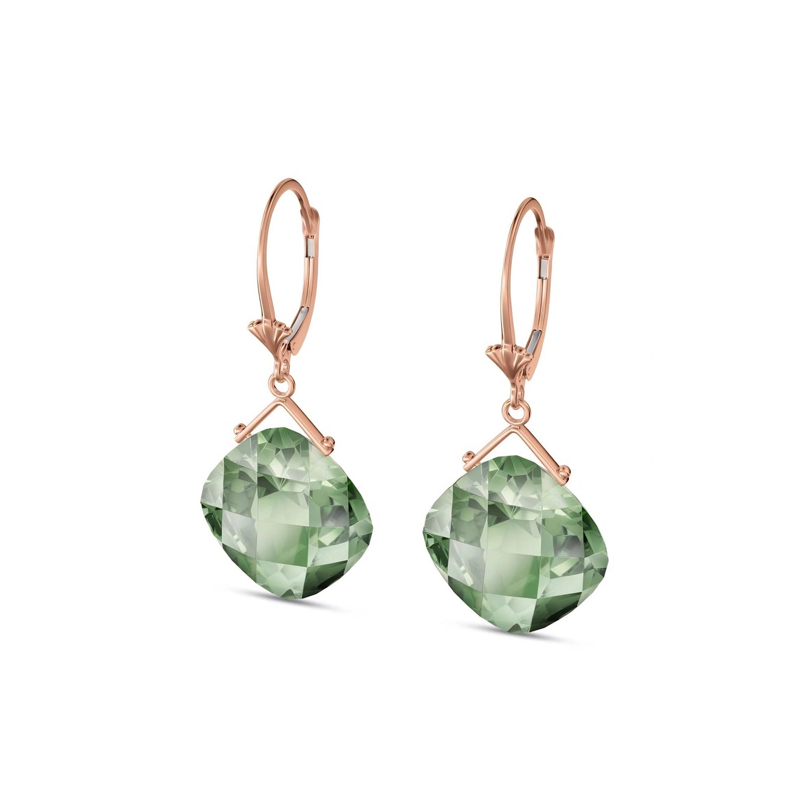 Rose Gold Green Amethyst — Mariagiada