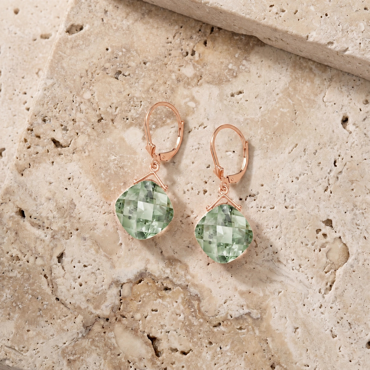 Rose Gold Green Amethyst — Mariagiada
