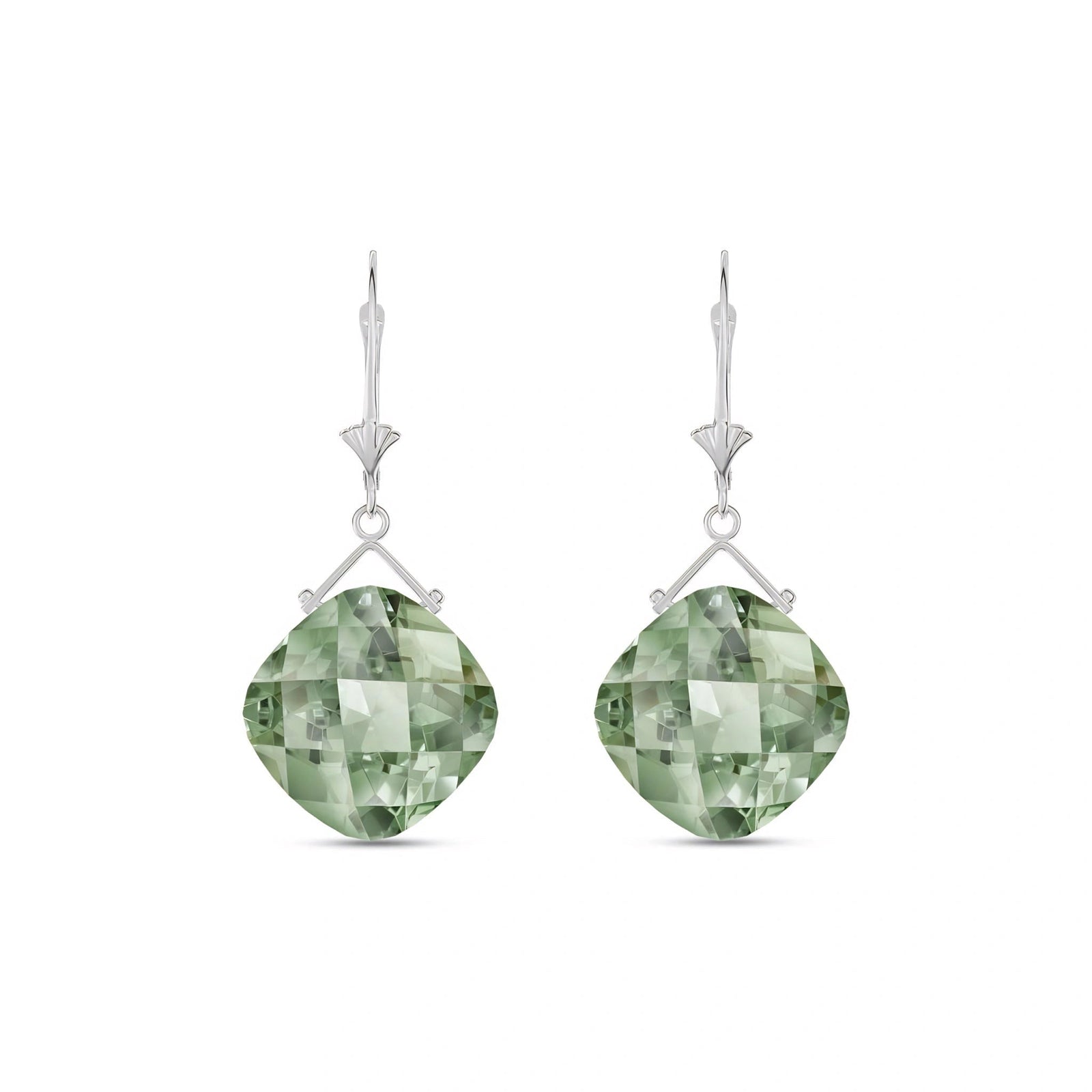 White Gold Green Amethyst — Mariagiada