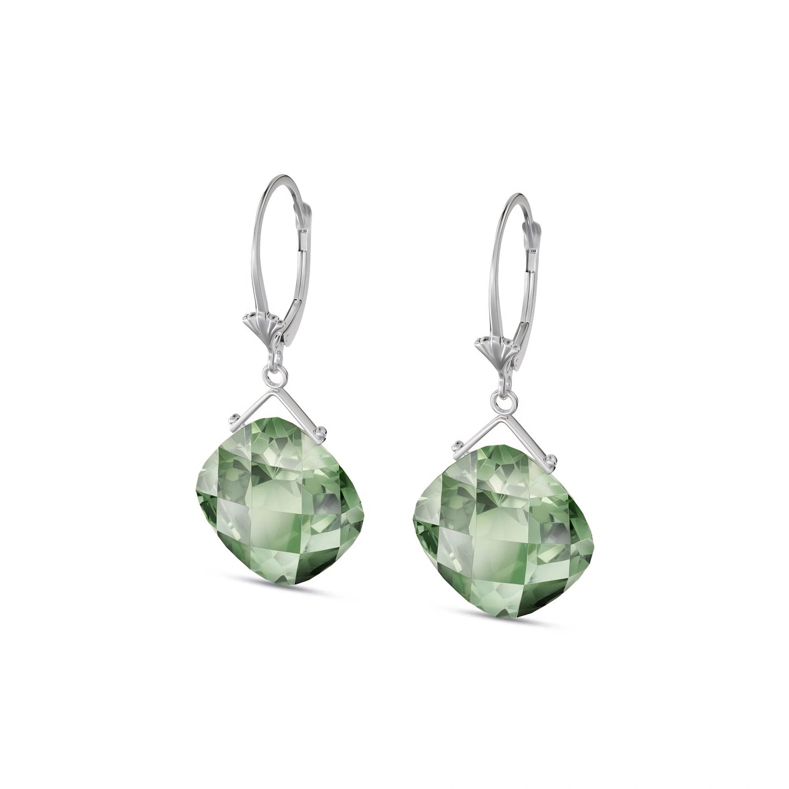 White Gold Green Amethyst — Mariagiada