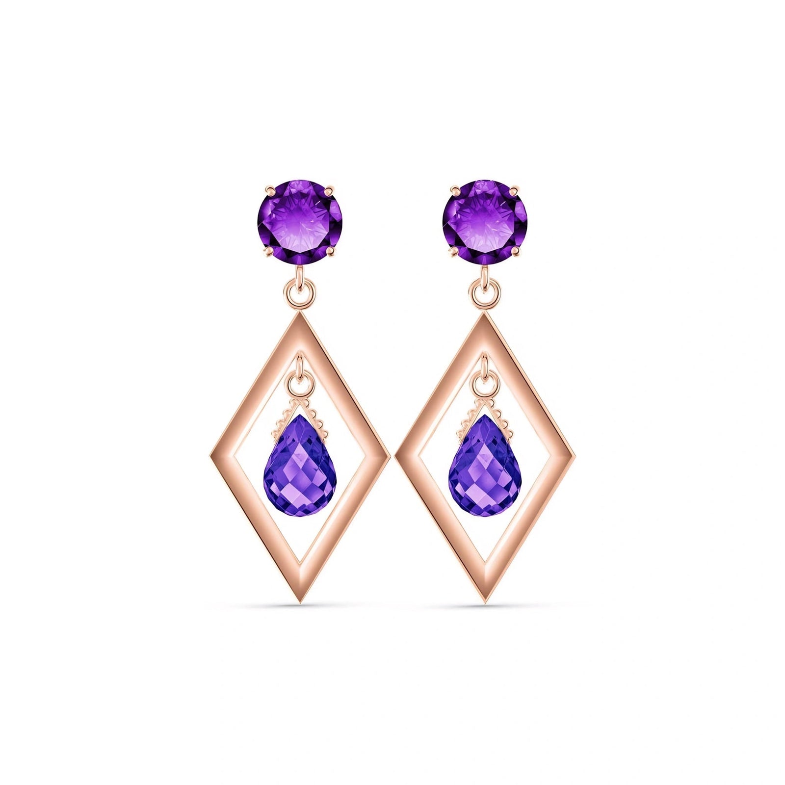Rose Gold Amethyst — Mariaginevra