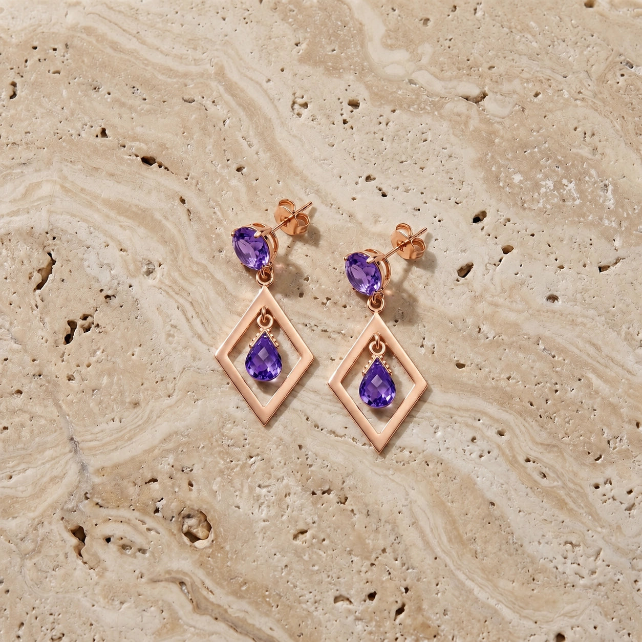 Rose Gold Amethyst — Mariaginevra