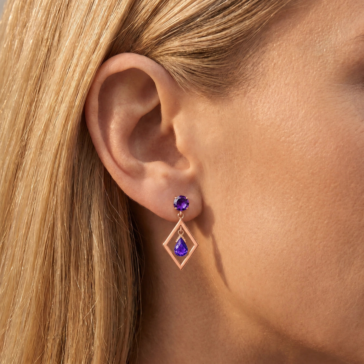 Rose Gold Amethyst — Mariaginevra