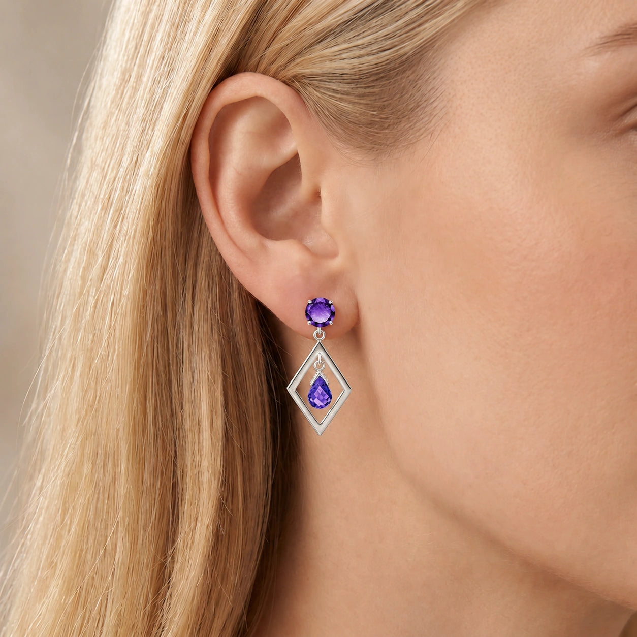 White Gold Amethyst — Mariaginevra