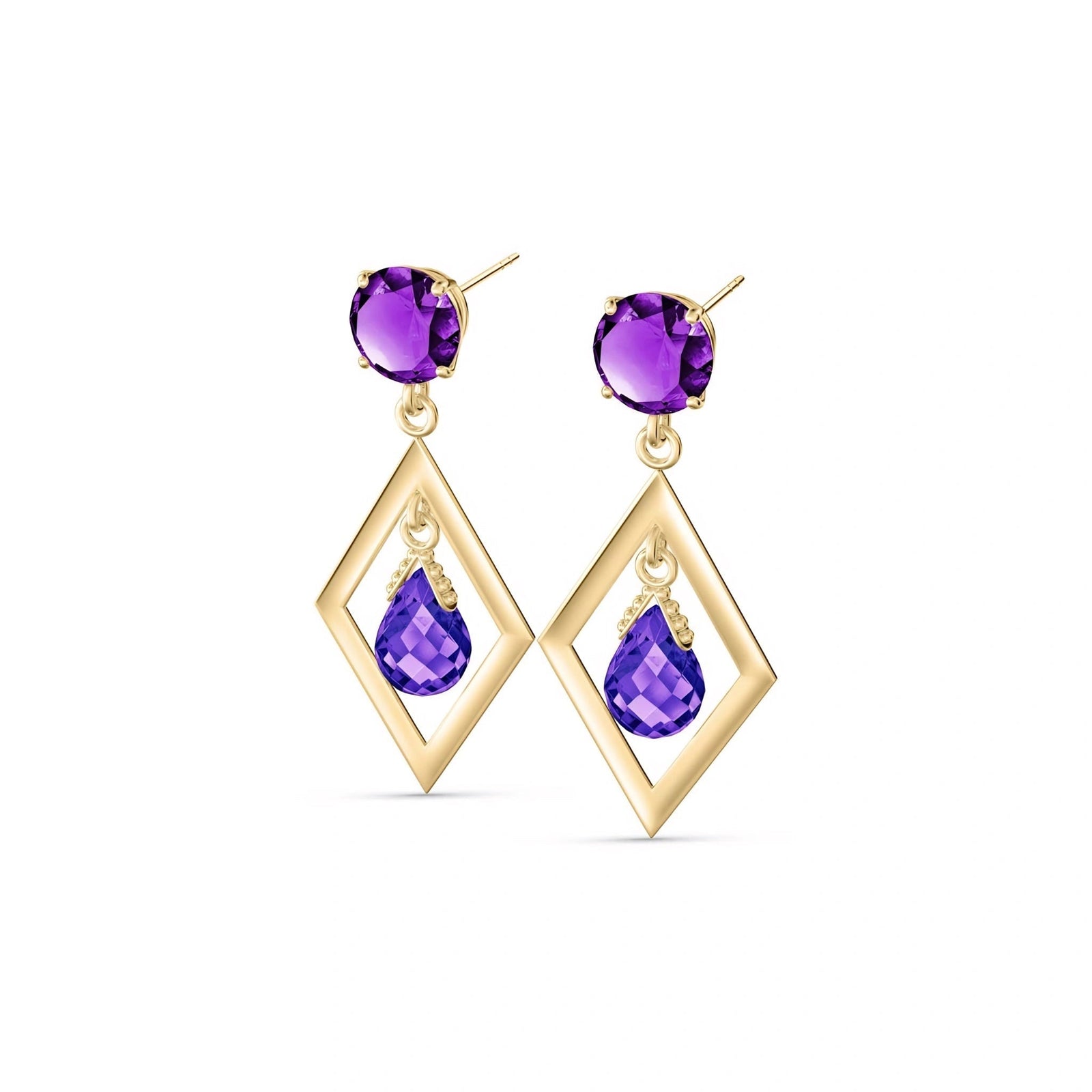 Yellow Gold Amethyst — Mariaginevra