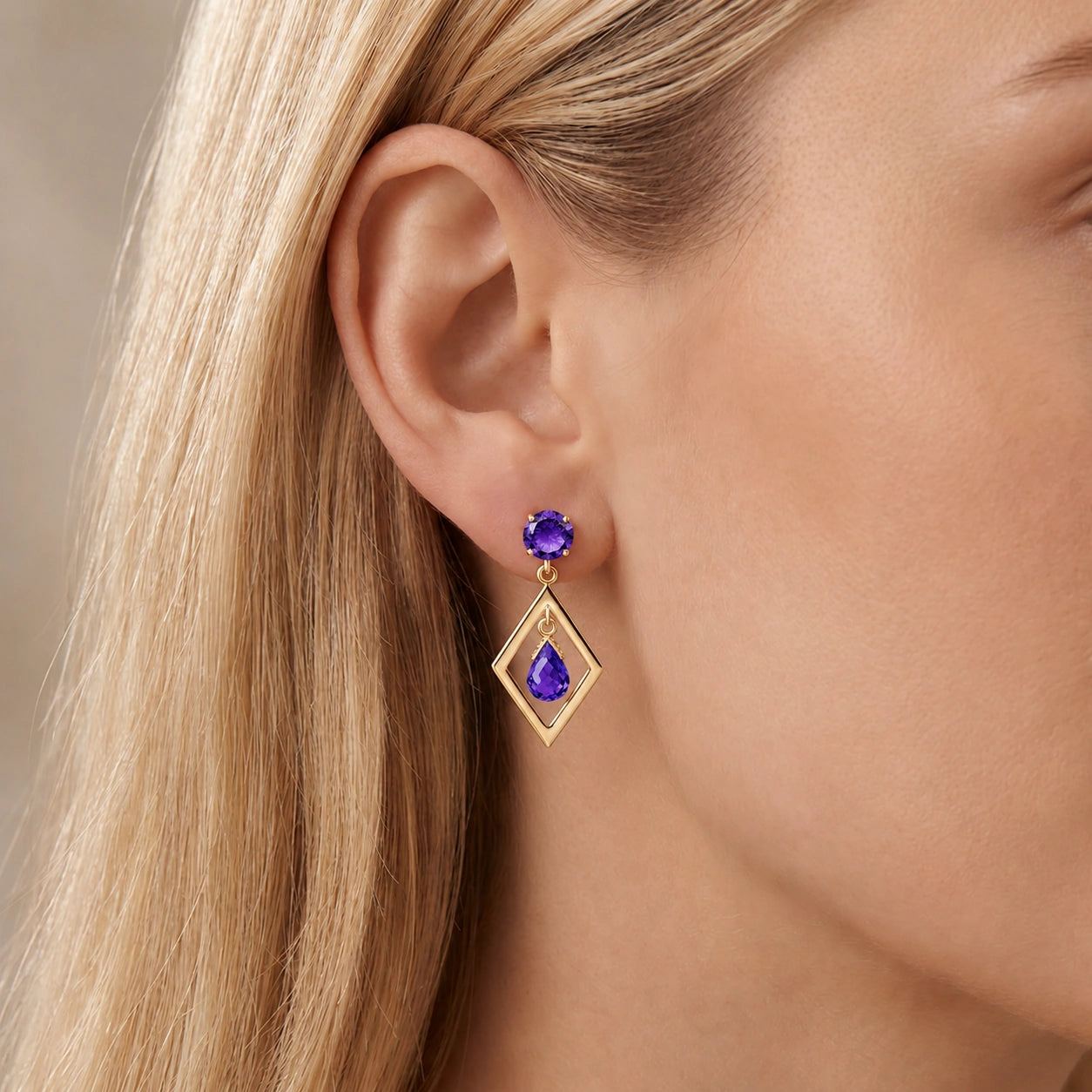 Yellow Gold Amethyst — Mariaginevra