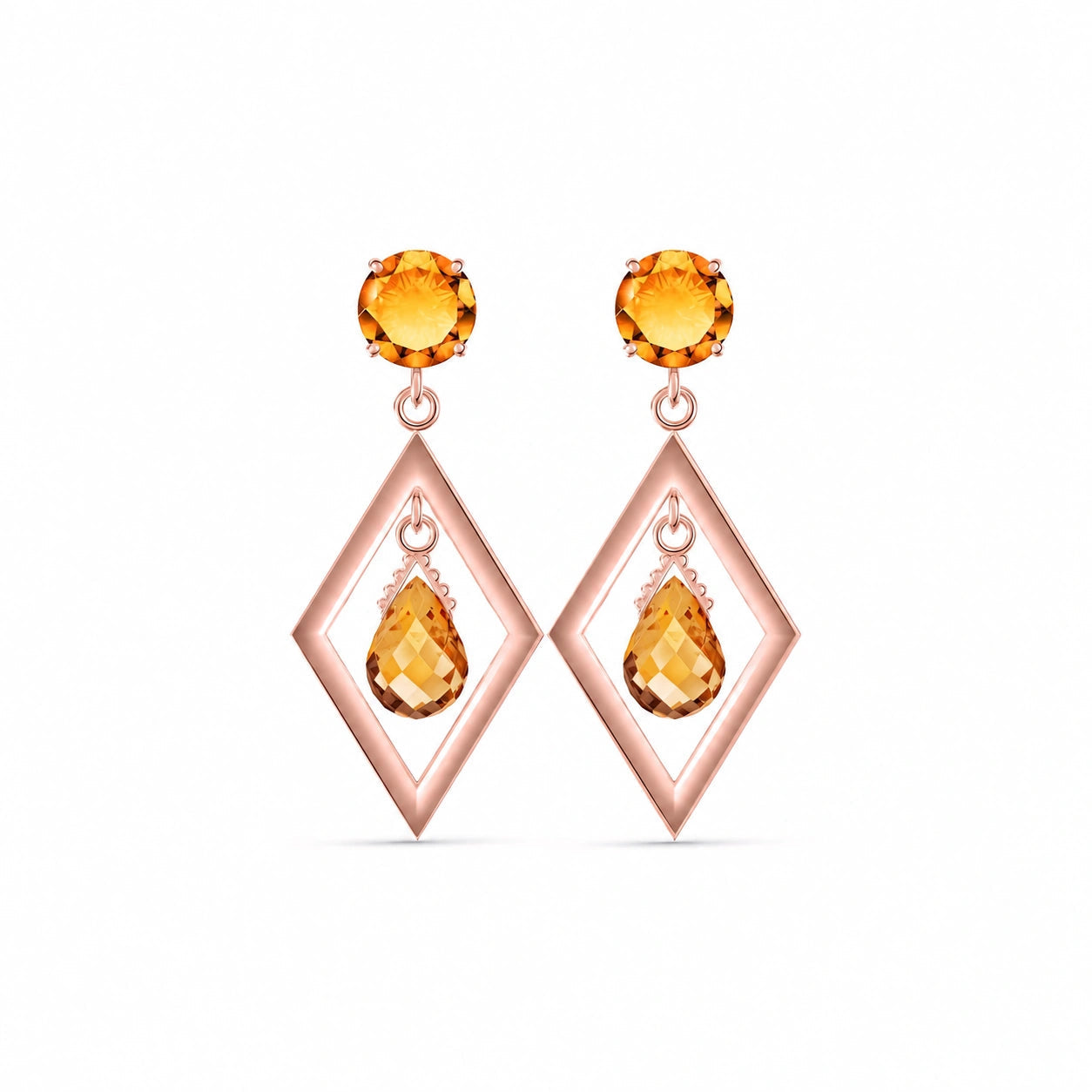 Rose Gold Citrine — Mariaginevra