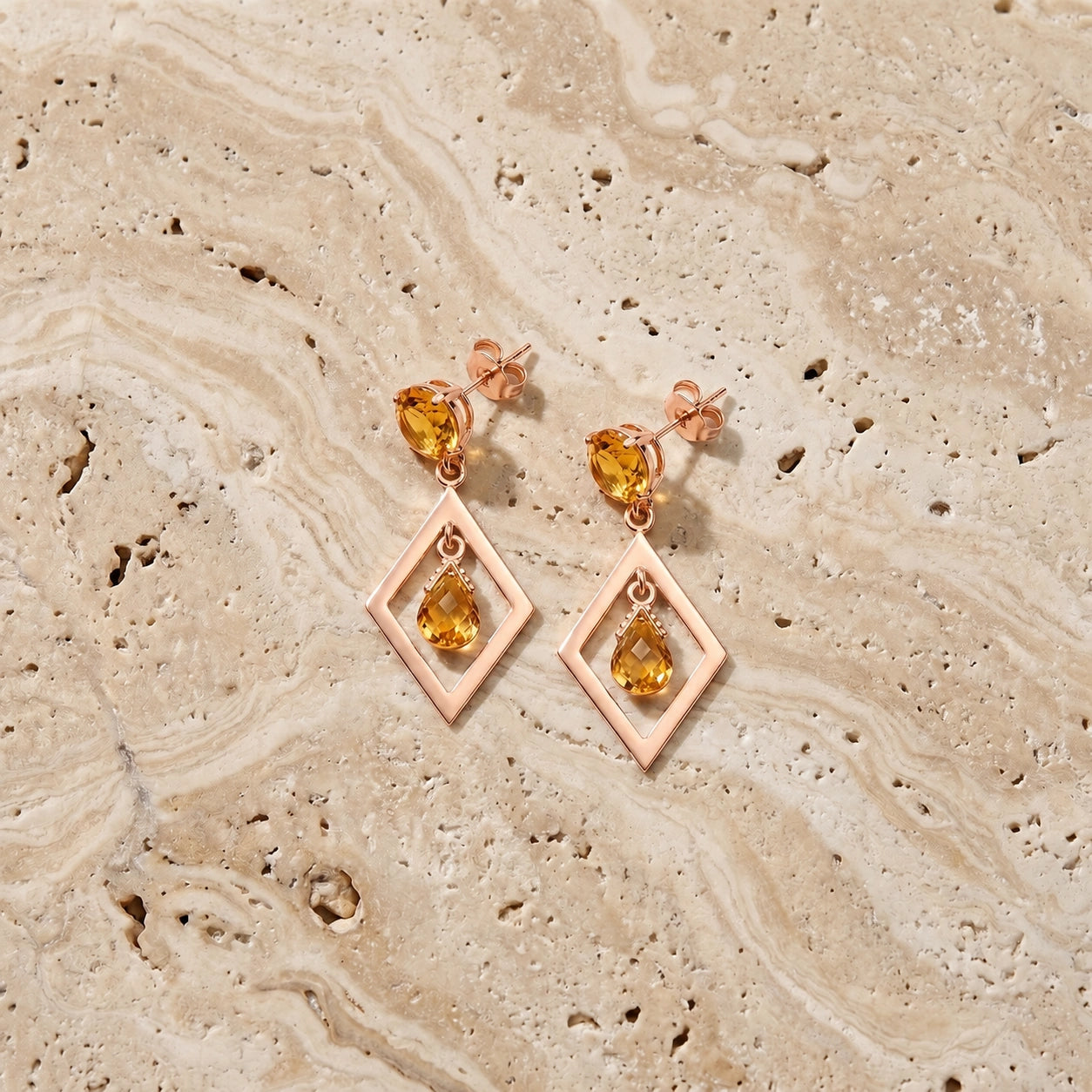 Rose Gold Citrine — Mariaginevra