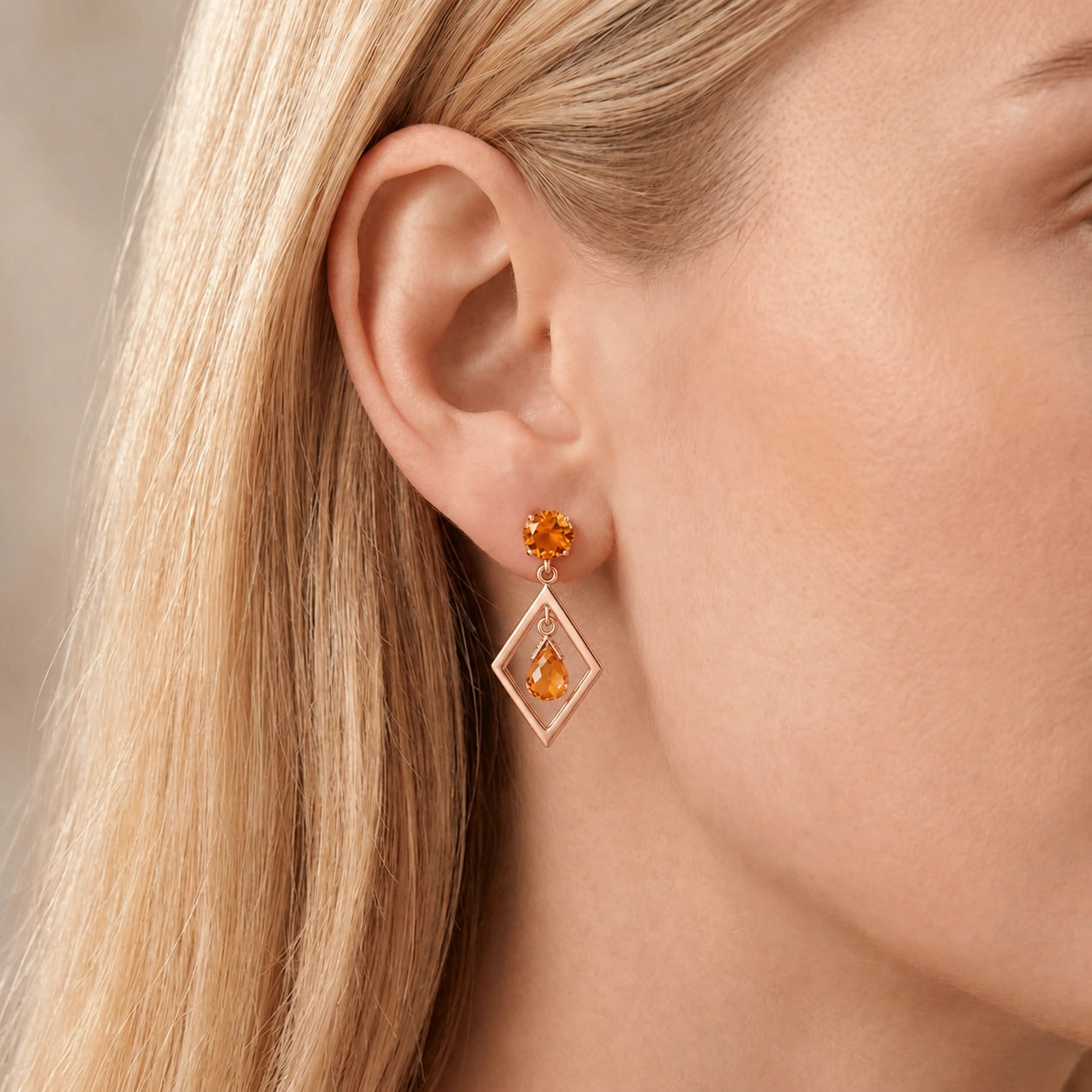 Rose Gold Citrine — Mariaginevra