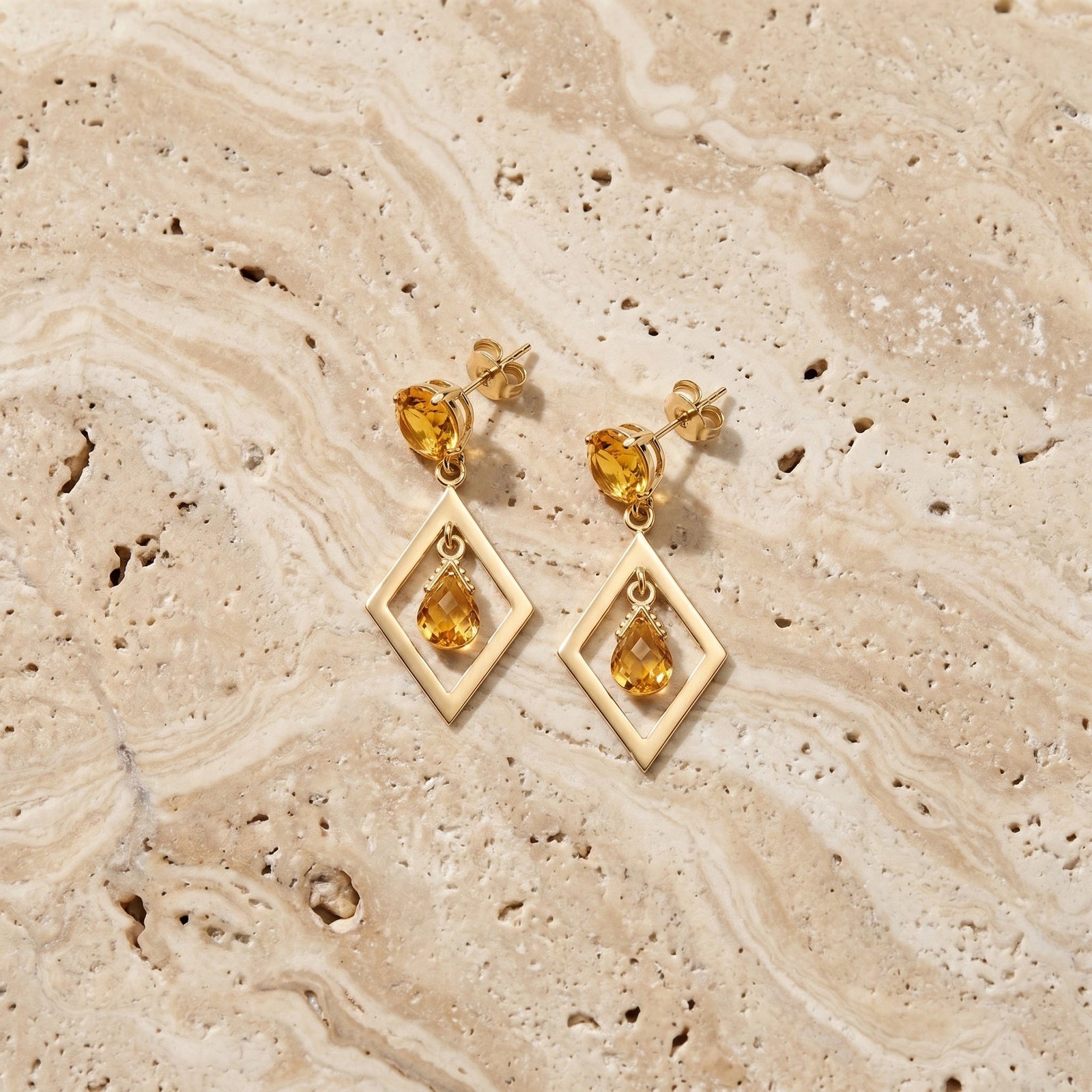 Yellow Gold Citrine — Mariaginevra