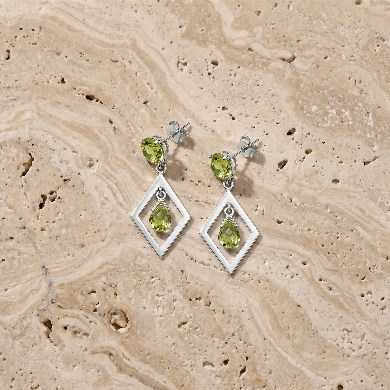 White Gold Peridot — Mariaginevra
