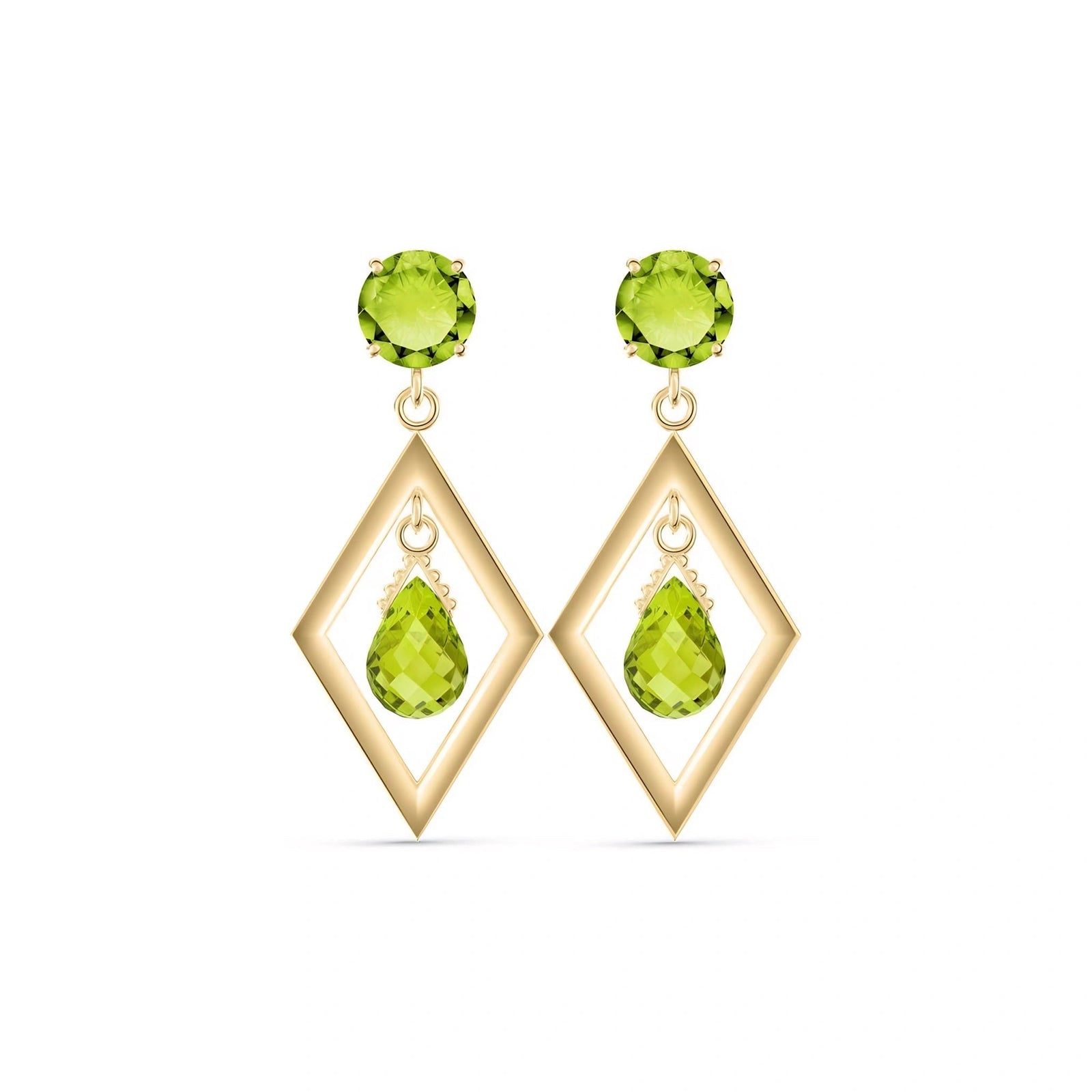 Yellow Gold Peridot — Mariaginevra