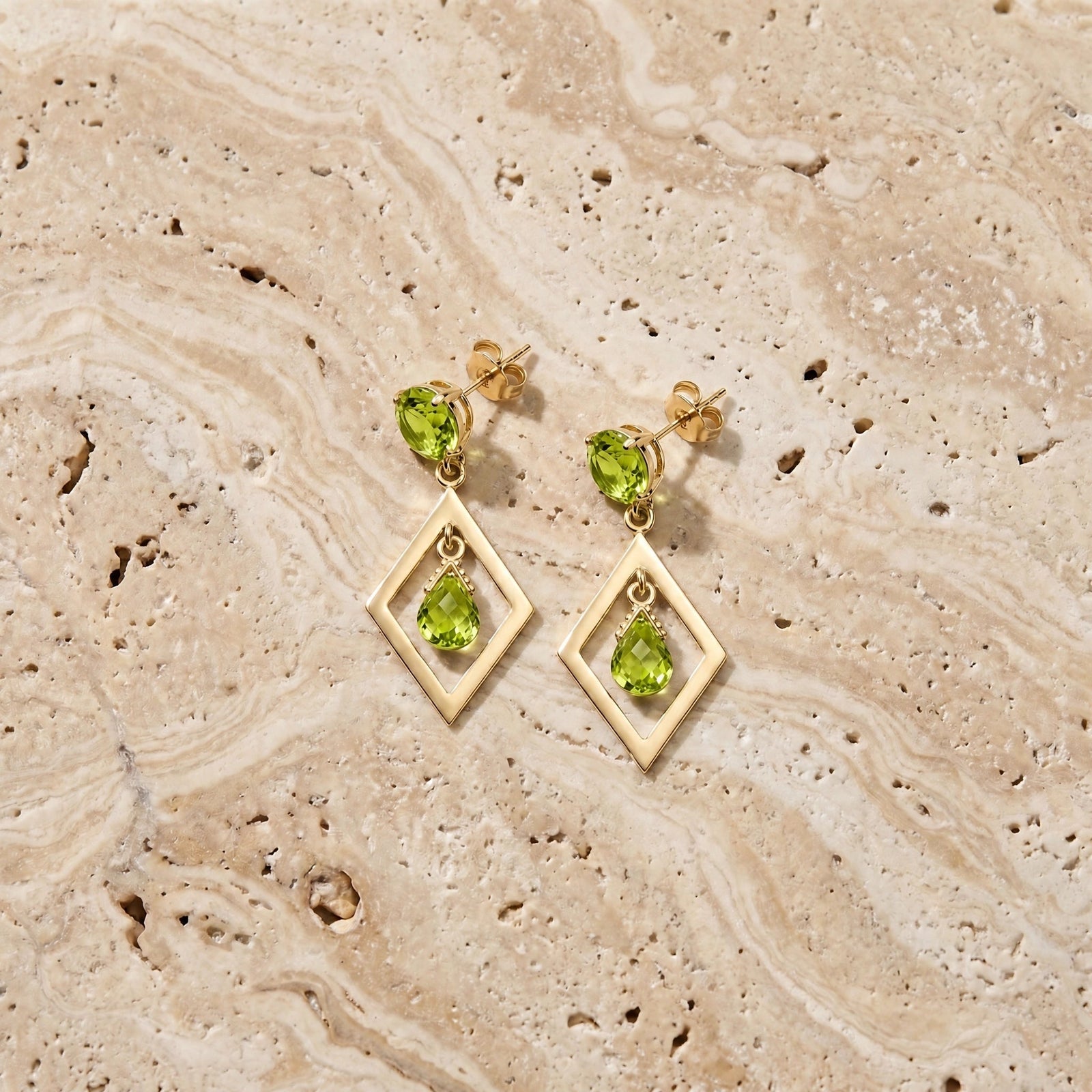 Yellow Gold Peridot — Mariaginevra