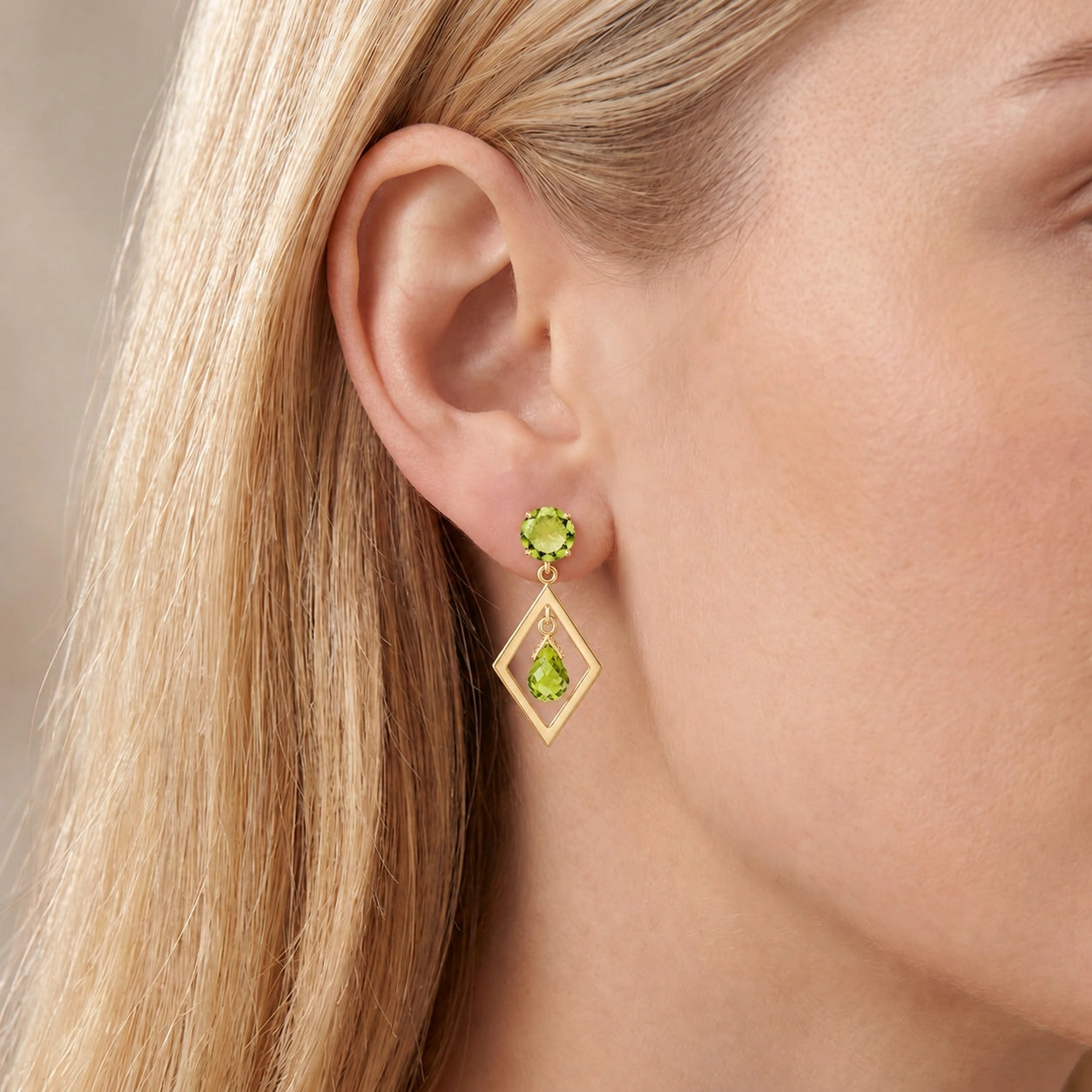 Yellow Gold Peridot — Mariaginevra