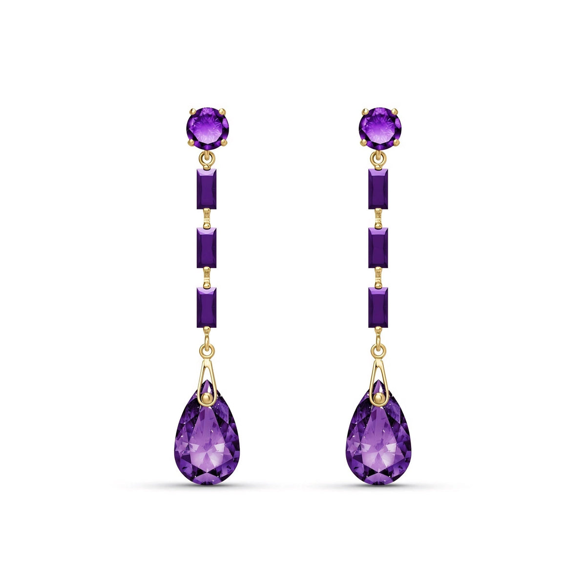 Yellow Gold Amethyst — Mariagioconda
