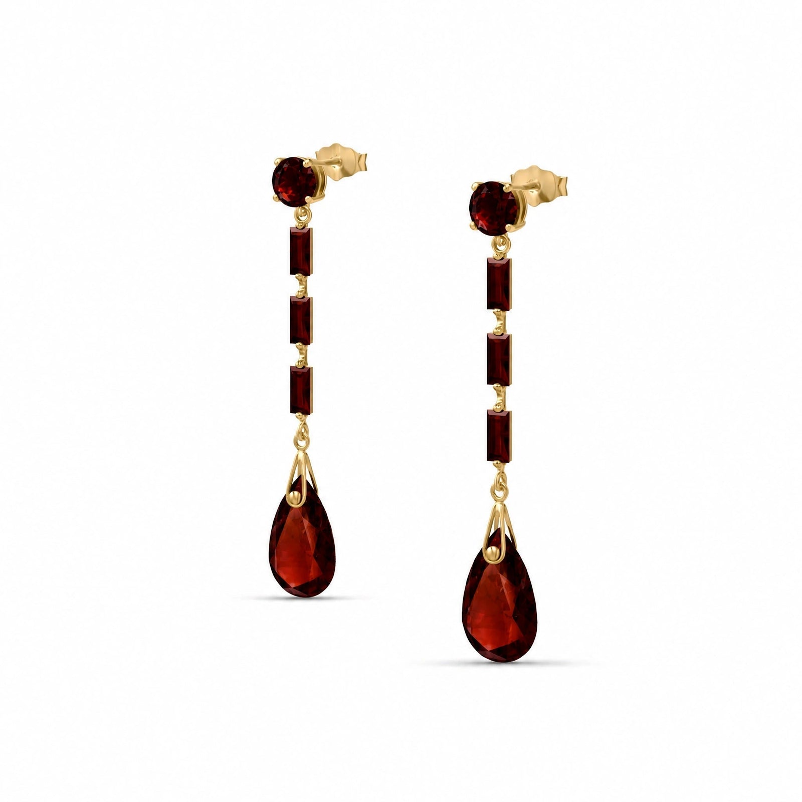 Yellow Gold Garnet — Mariagioconda