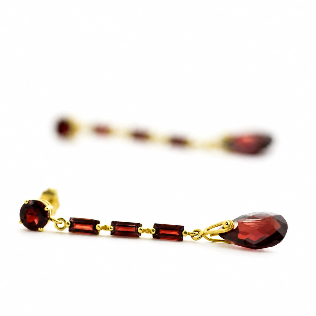 Yellow Gold Garnet — Mariagioconda