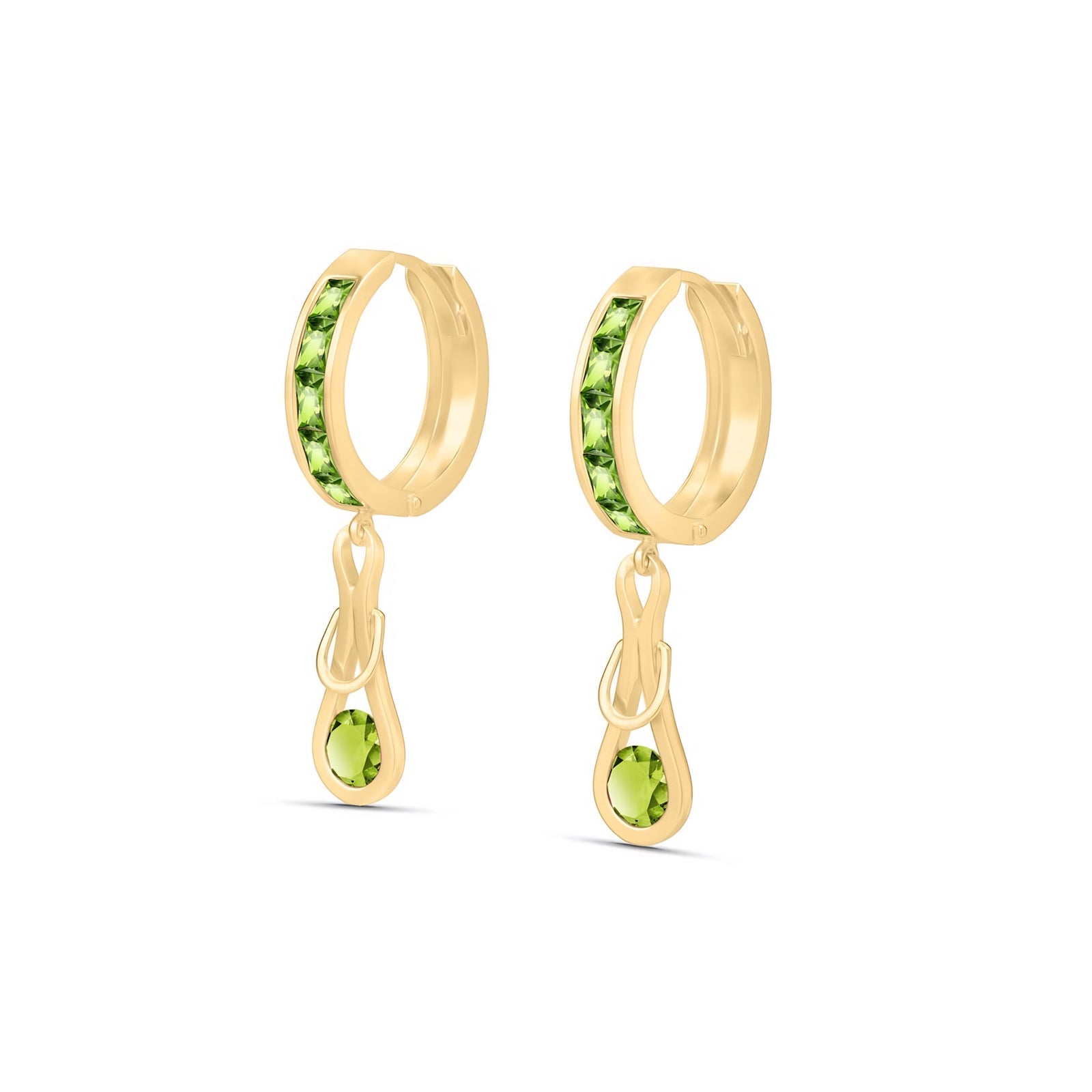 Yellow Gold Earrings Tanzanite 10K — Candida