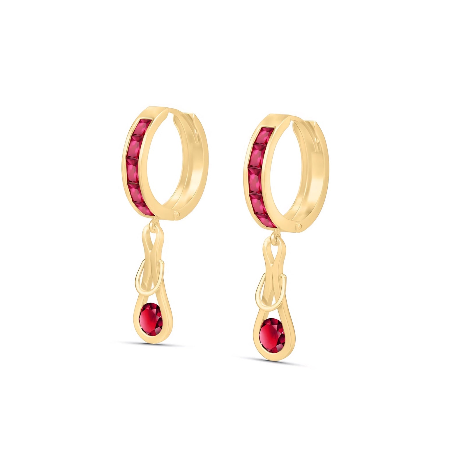 Yellow Gold Earrings Citrine 10K — Candida