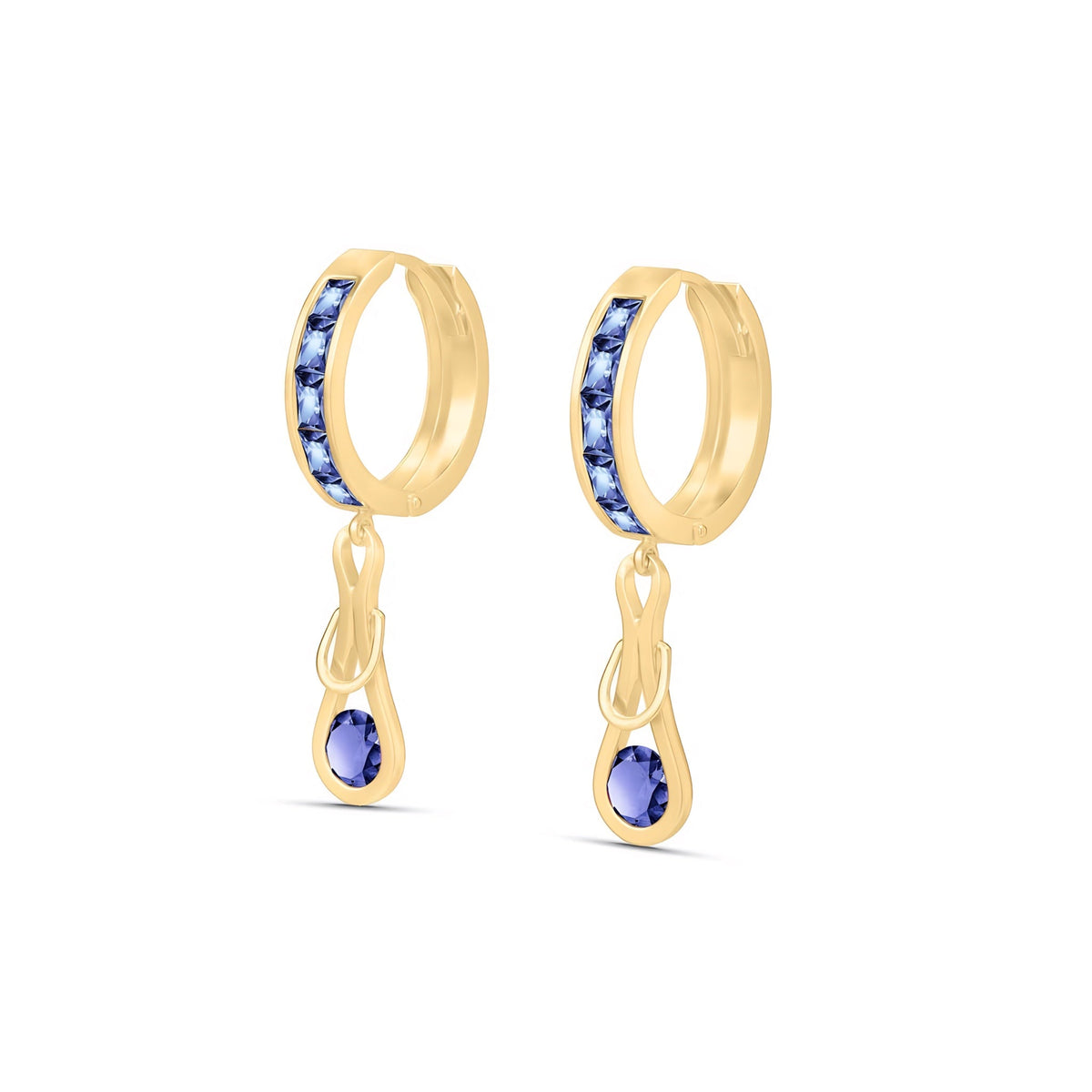 Yellow Gold Earrings Peridot 10K — Candida