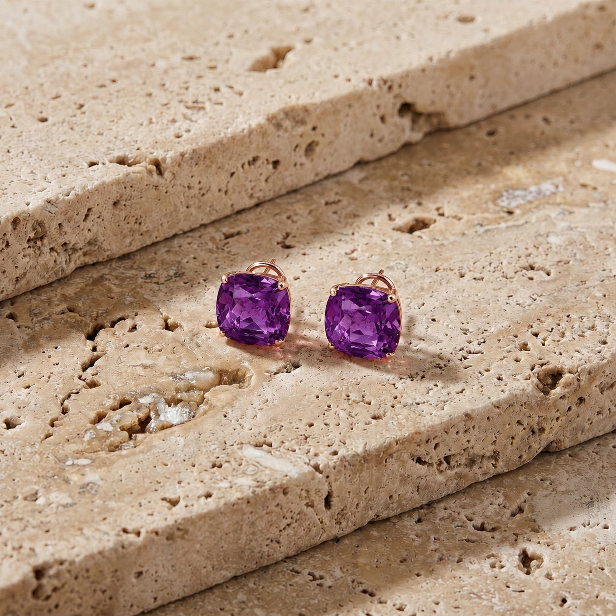 Rose Gold Amethyst — Mariagiuditta