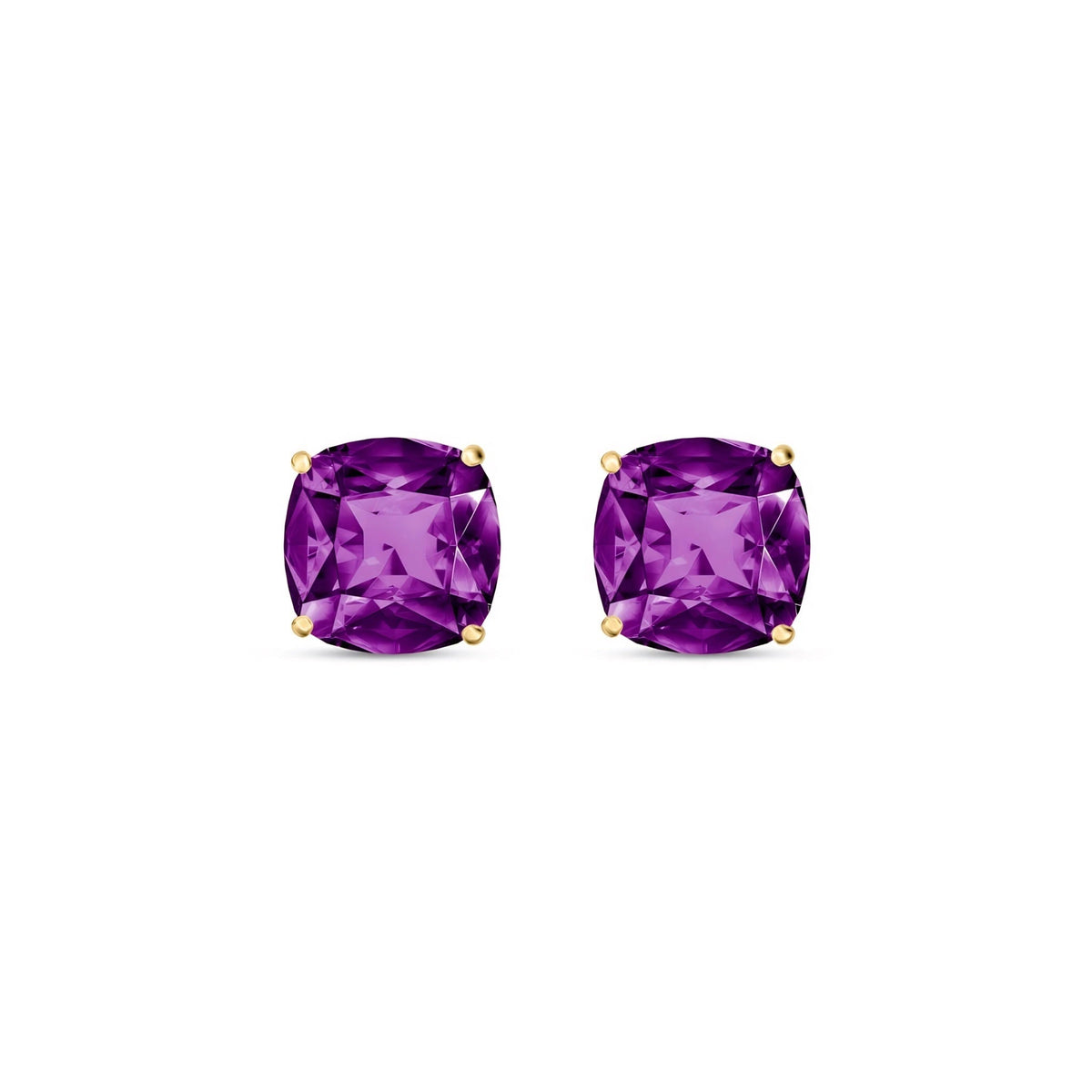 Yellow Gold Amethyst — Mariagiuditta