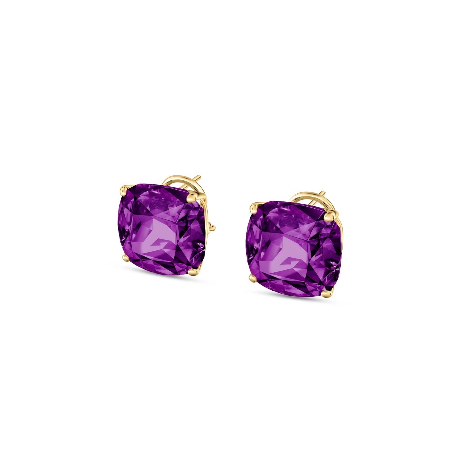 Yellow Gold Amethyst — Mariagiuditta