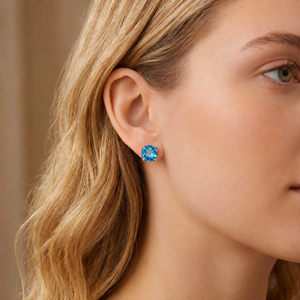 Rose Gold Blue Topaz — Mariagiuditta
