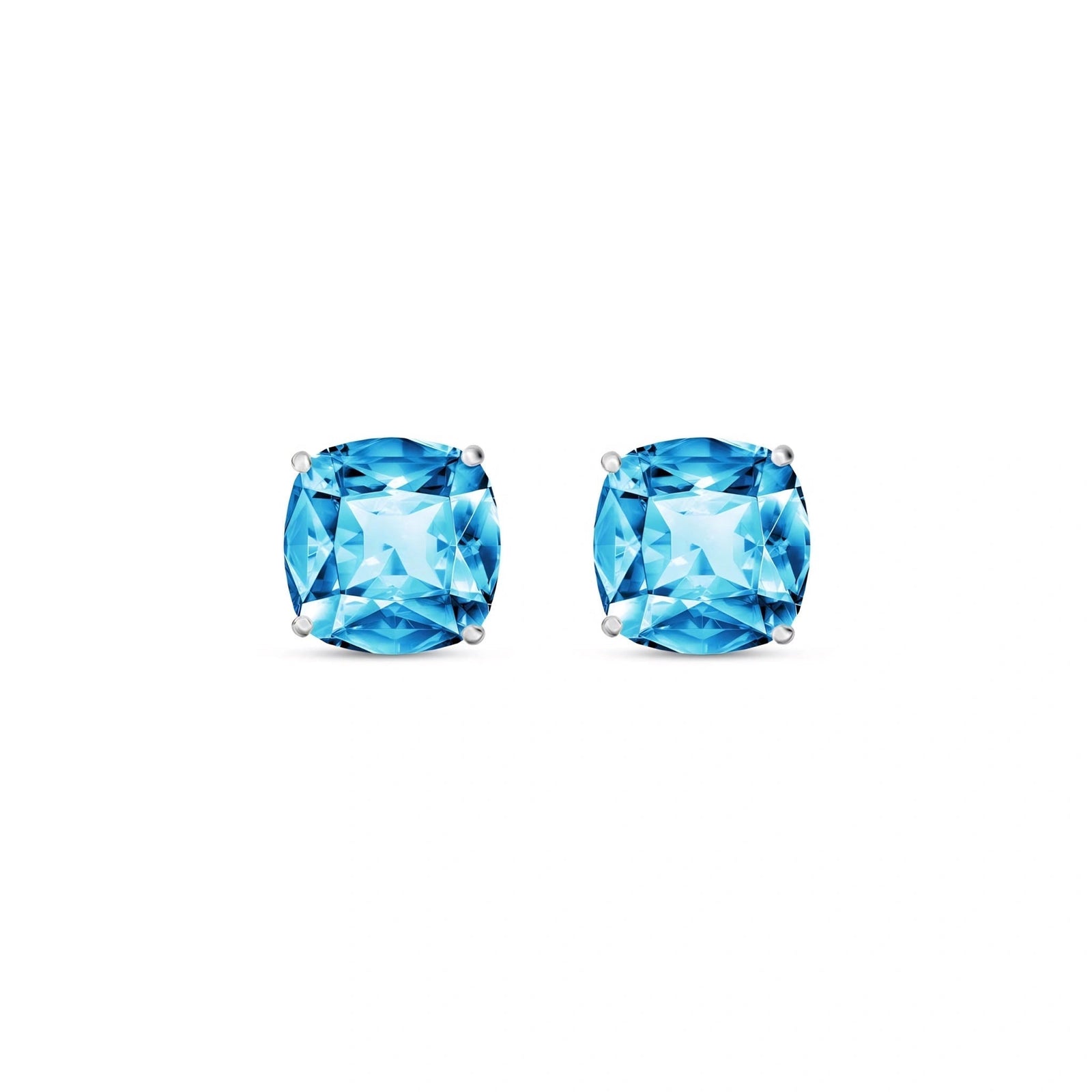 White Gold Blue Topaz — Mariagiuditta
