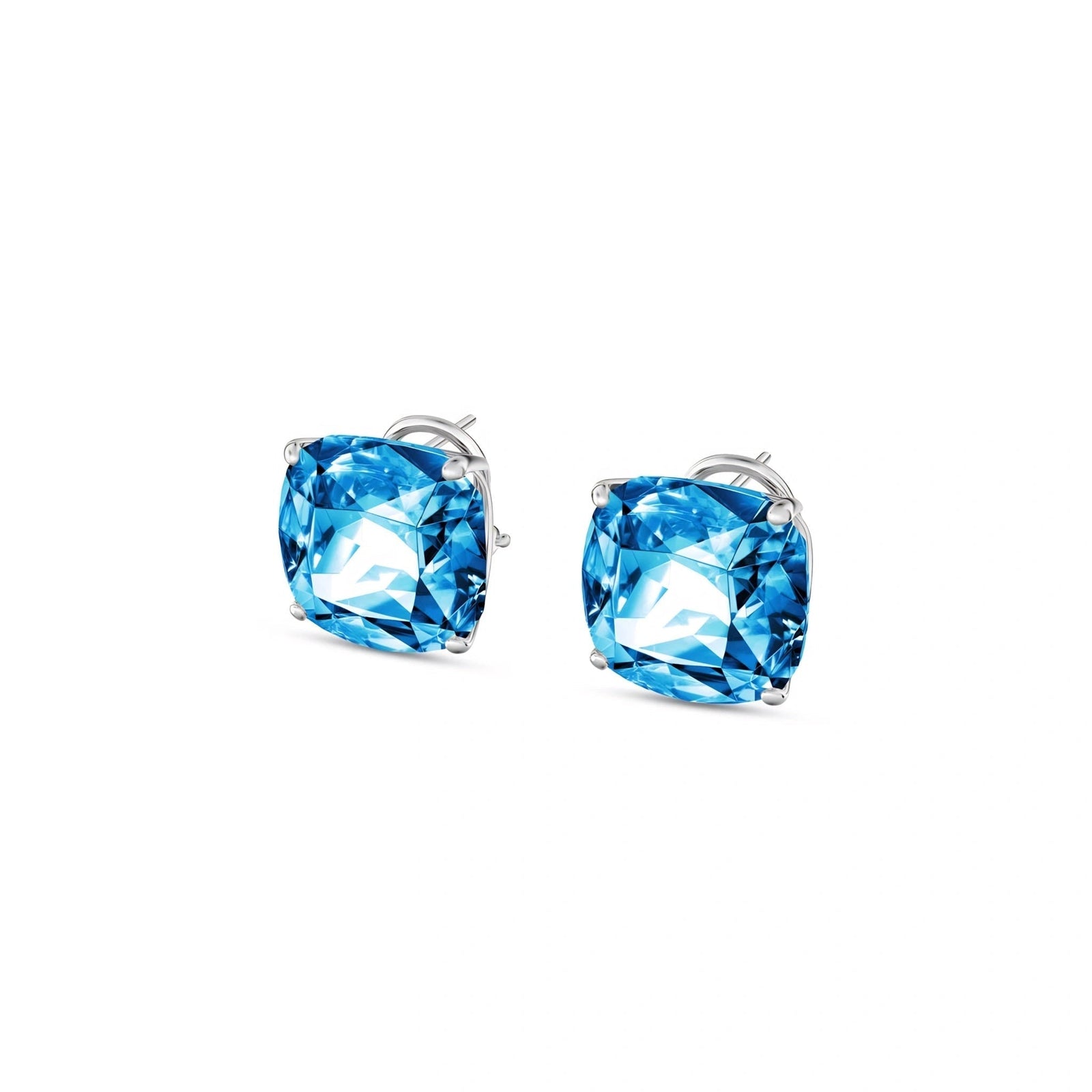 White Gold Blue Topaz — Mariagiuditta