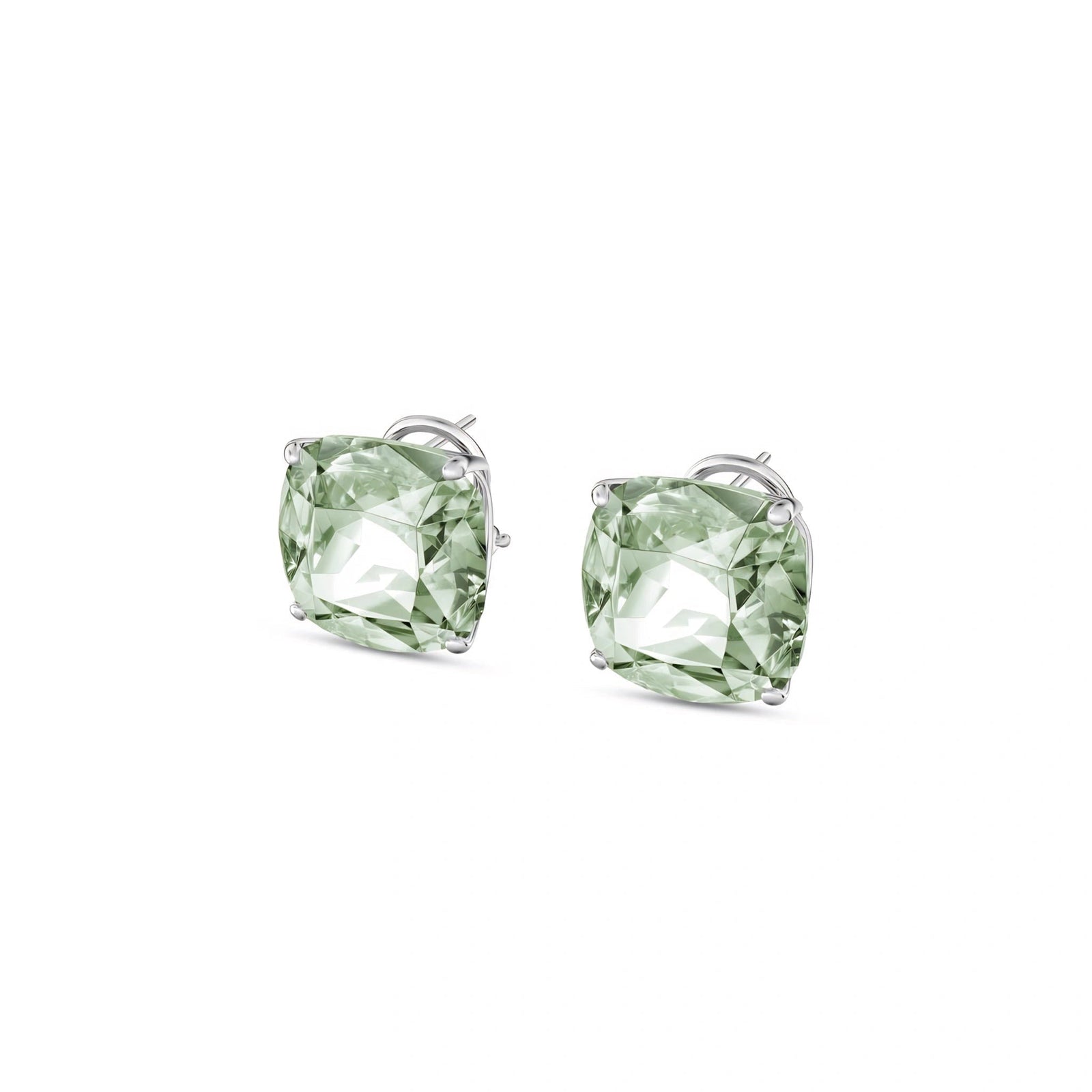 White Gold Green Amethyst — Mariagiuditta