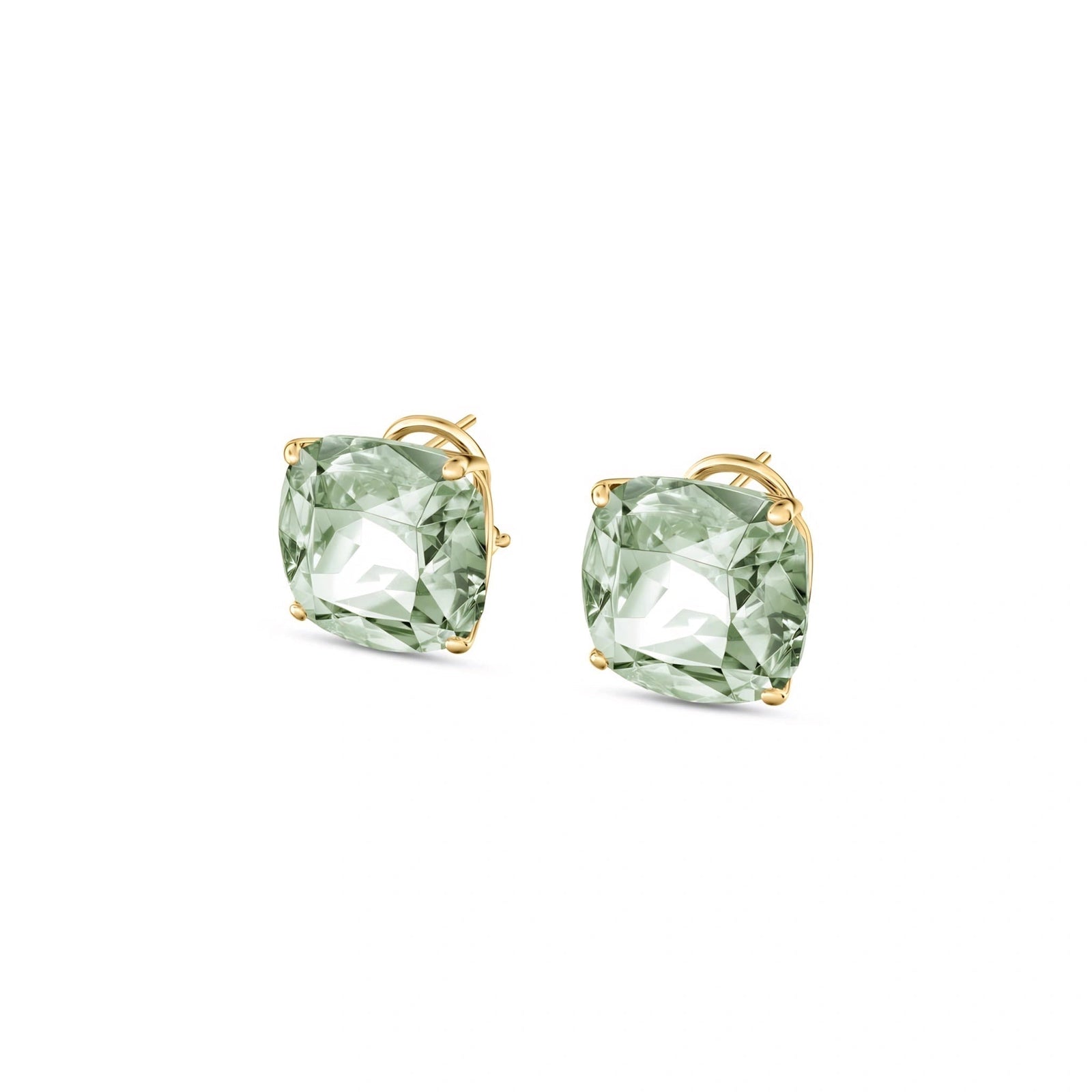 Yellow Gold Green Amethyst — Mariagiuditta
