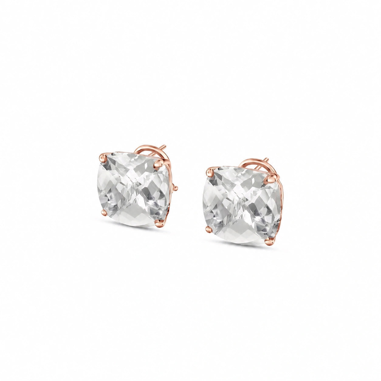 Rose Gold White Topaz — Mariagiuditta
