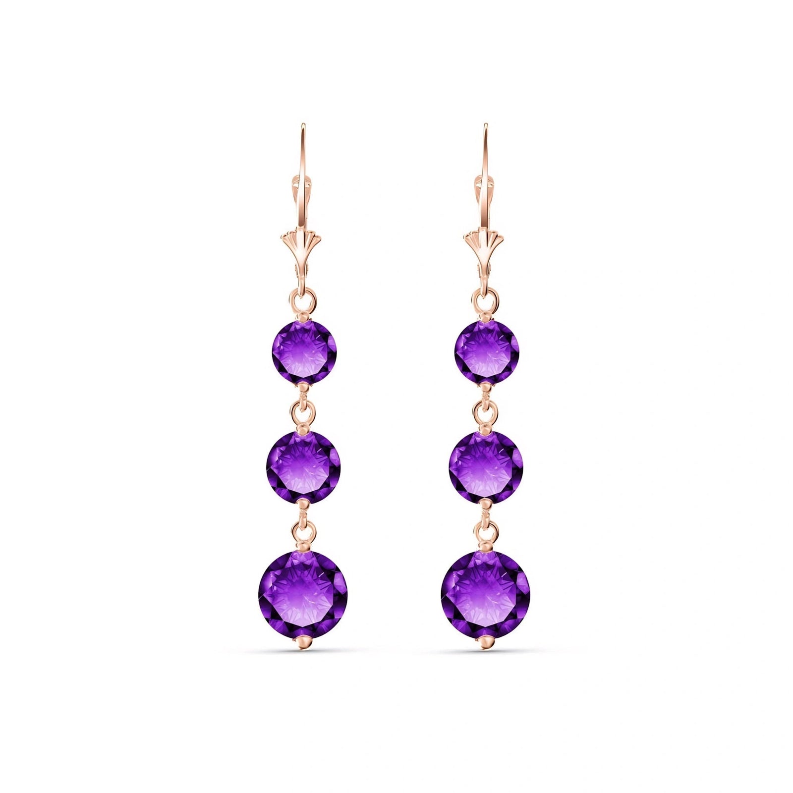 Rose Gold Amethyst — Mariagiulia