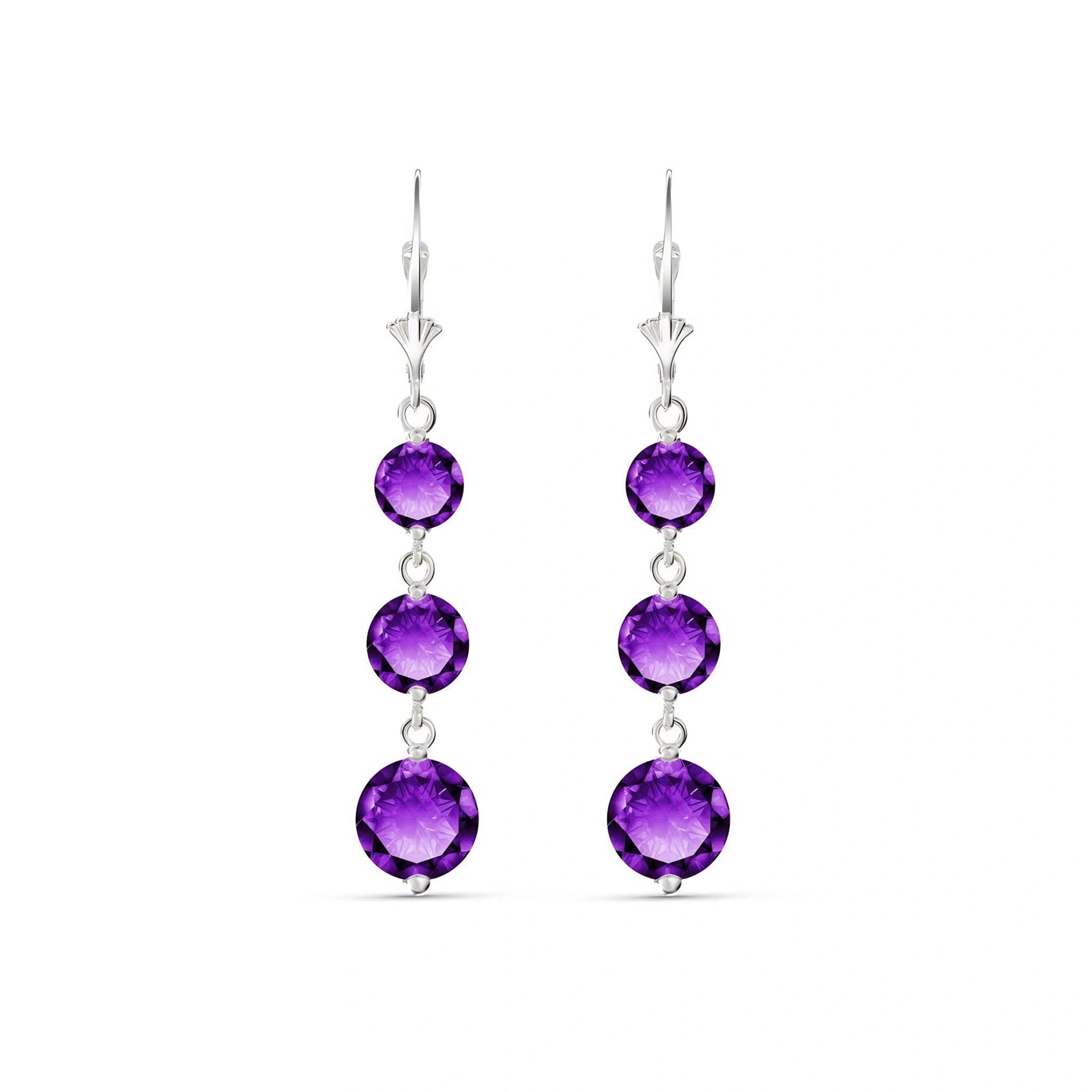 White Gold Amethyst — Mariagiulia