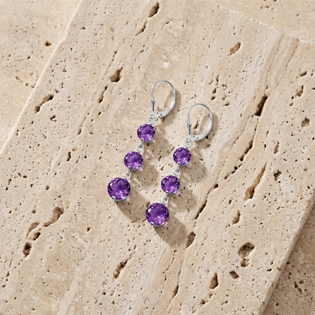 White Gold Amethyst — Mariagiulia