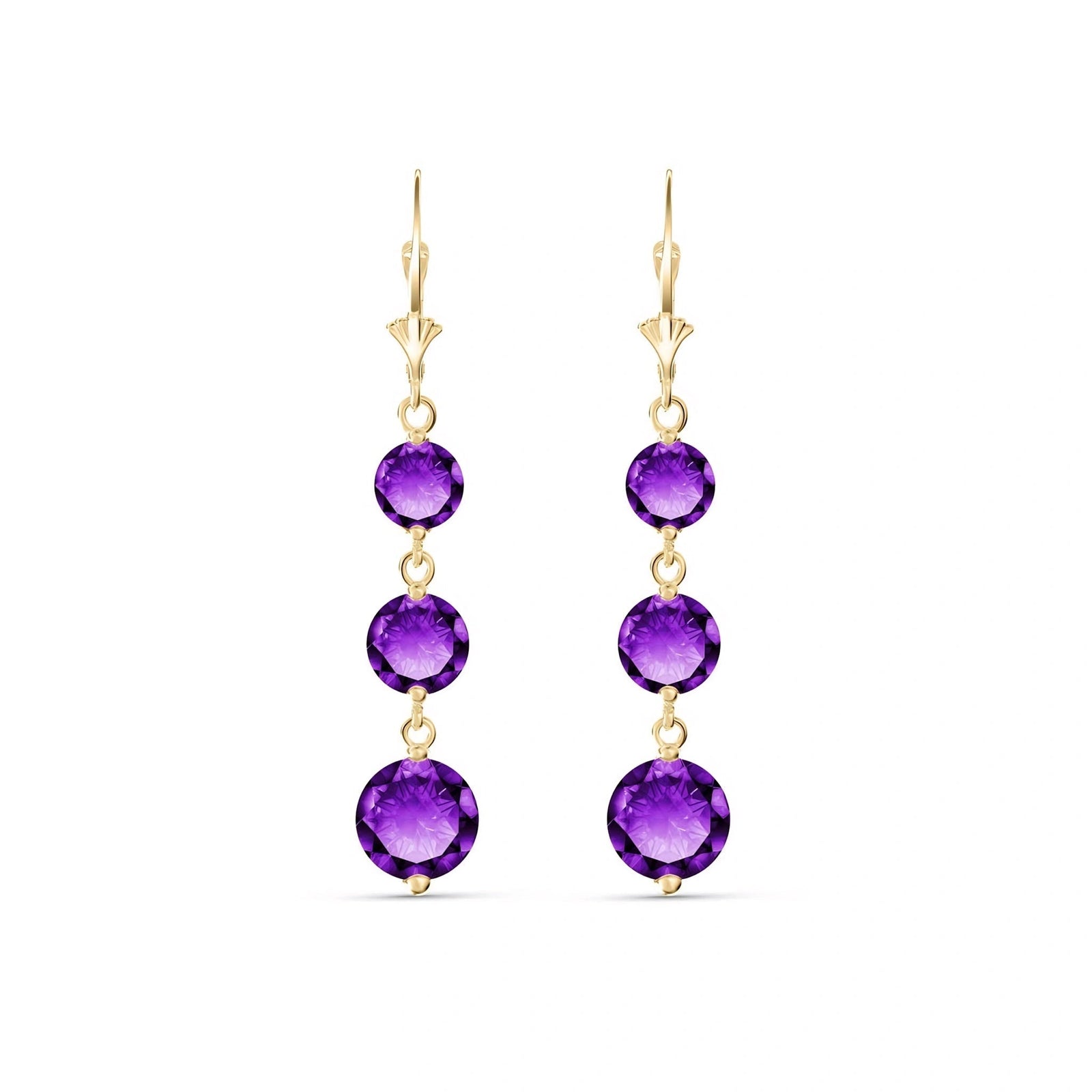 Yellow Gold Amethyst — Mariagiulia