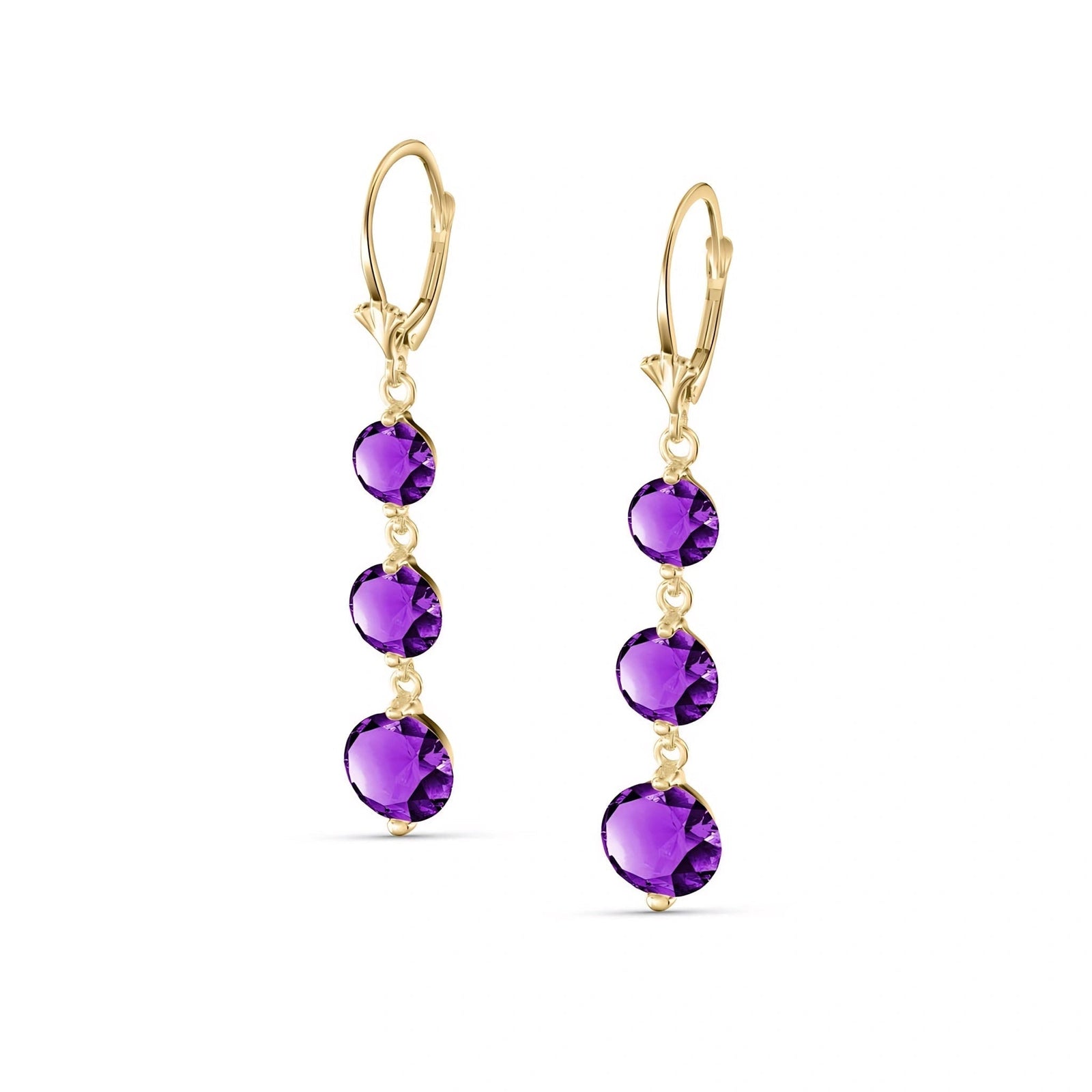 Yellow Gold Amethyst — Mariagiulia