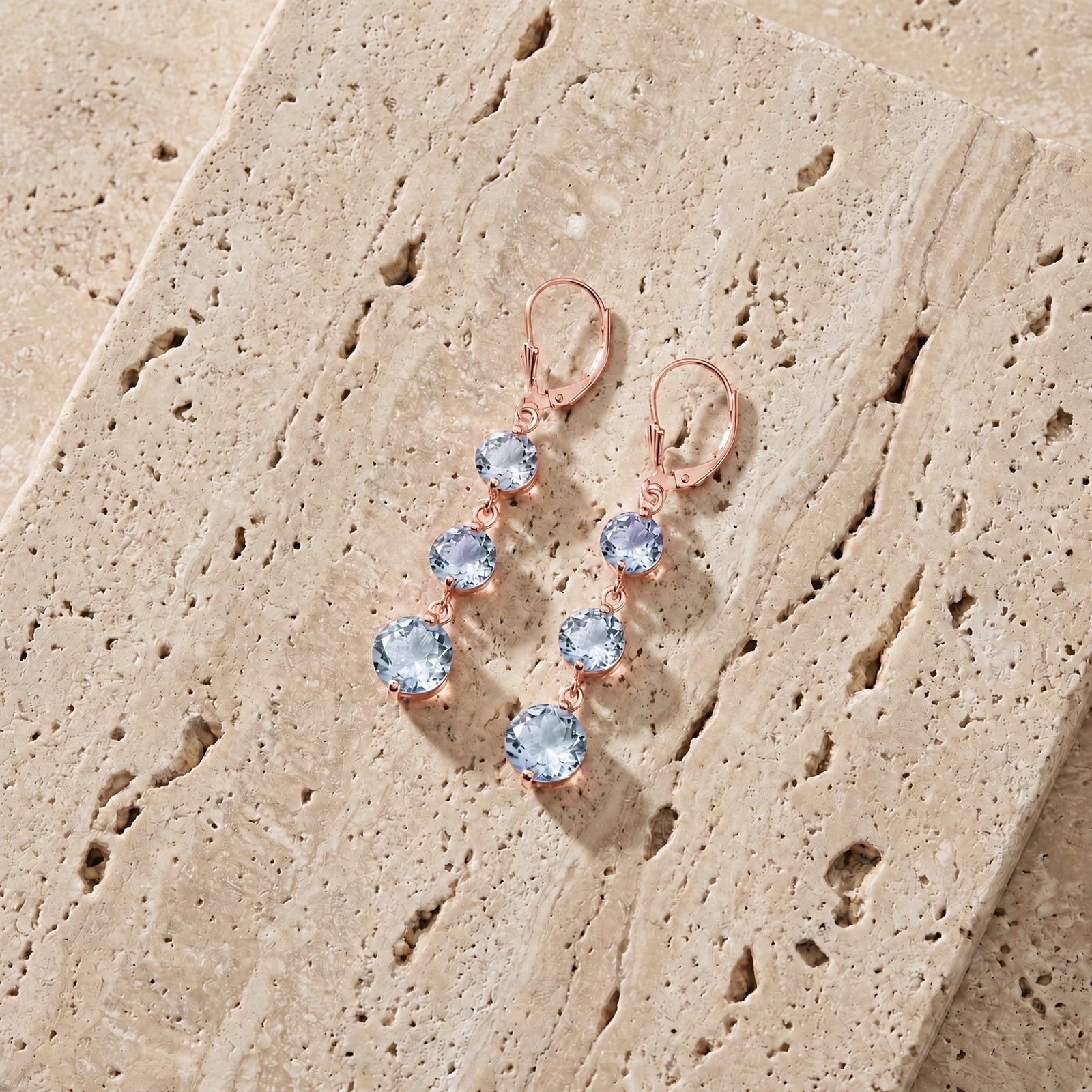 Rose Gold Aquamarine — Mariagiulia