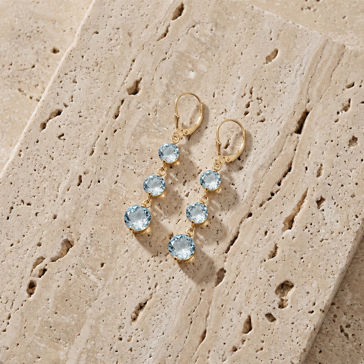 Yellow Gold Aquamarine — Mariagiulia