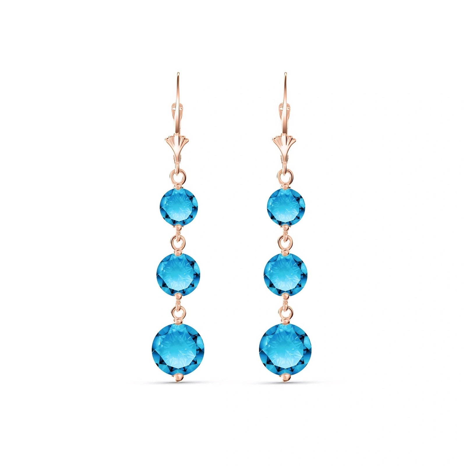 Rose Gold Blue Topaz — Mariagiulia