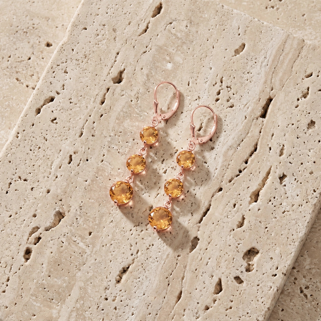 Rose Gold Citrine — Mariagiulia