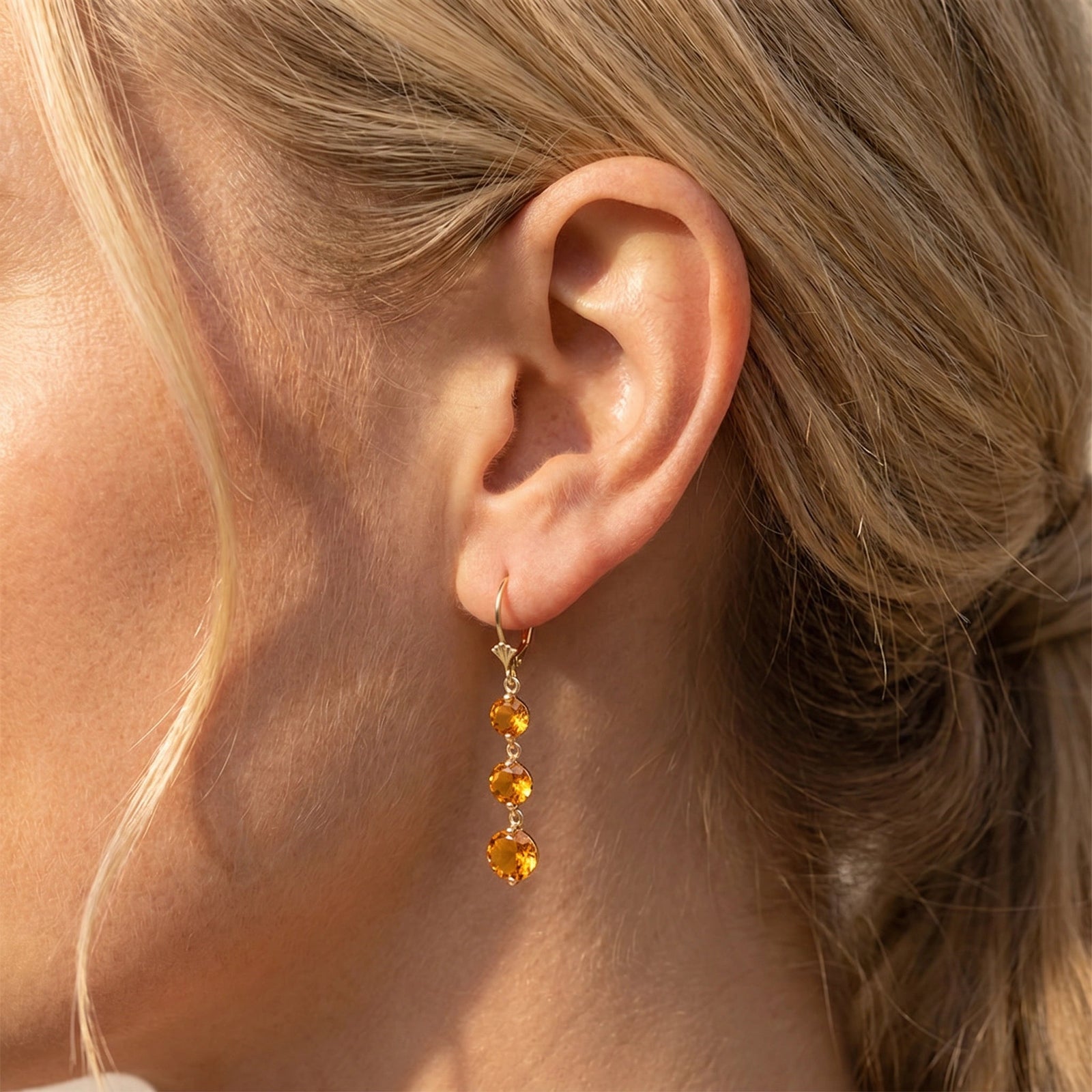 Yellow Gold Citrine — Mariagiulia