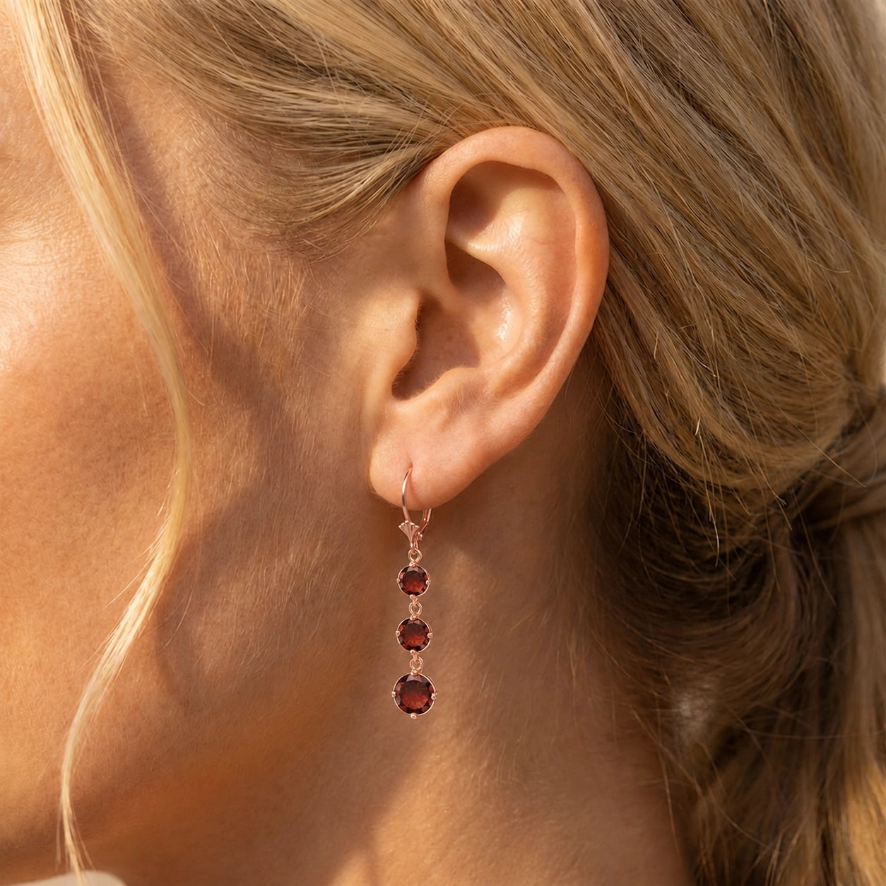 Rose Gold Garnet — Mariagiulia