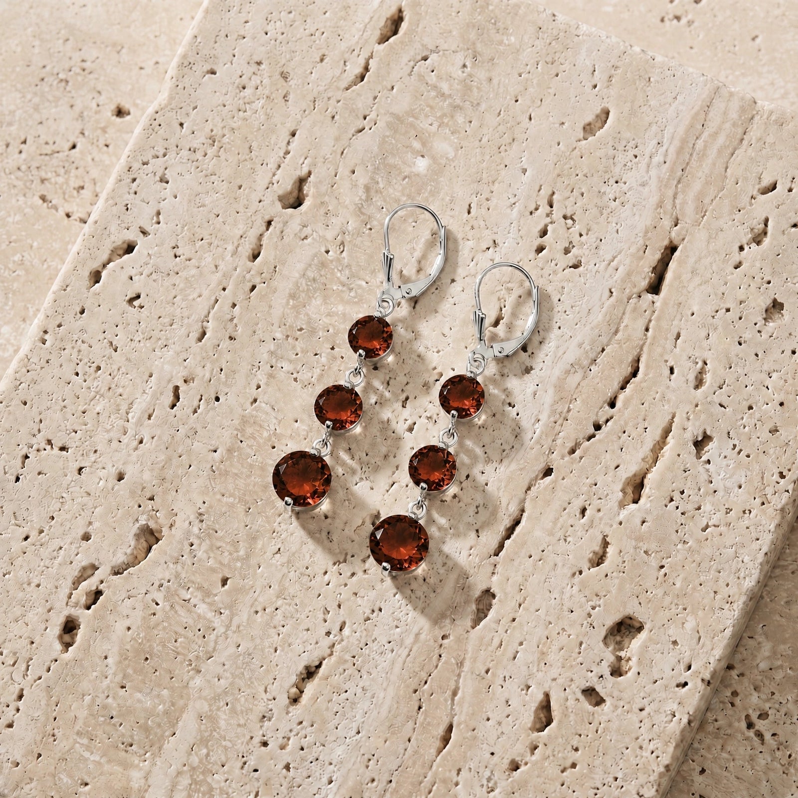 White Gold Garnet — Mariagiulia