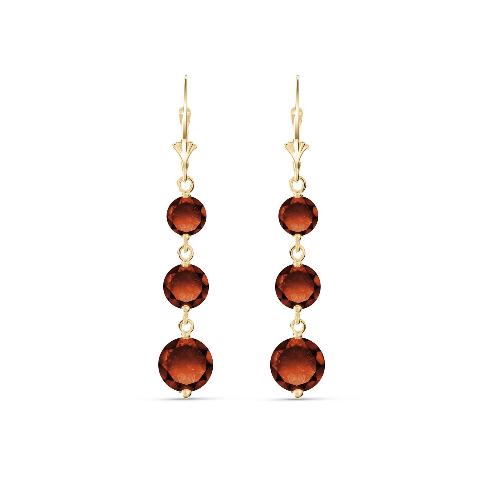 Yellow Gold Garnet — Mariagiulia