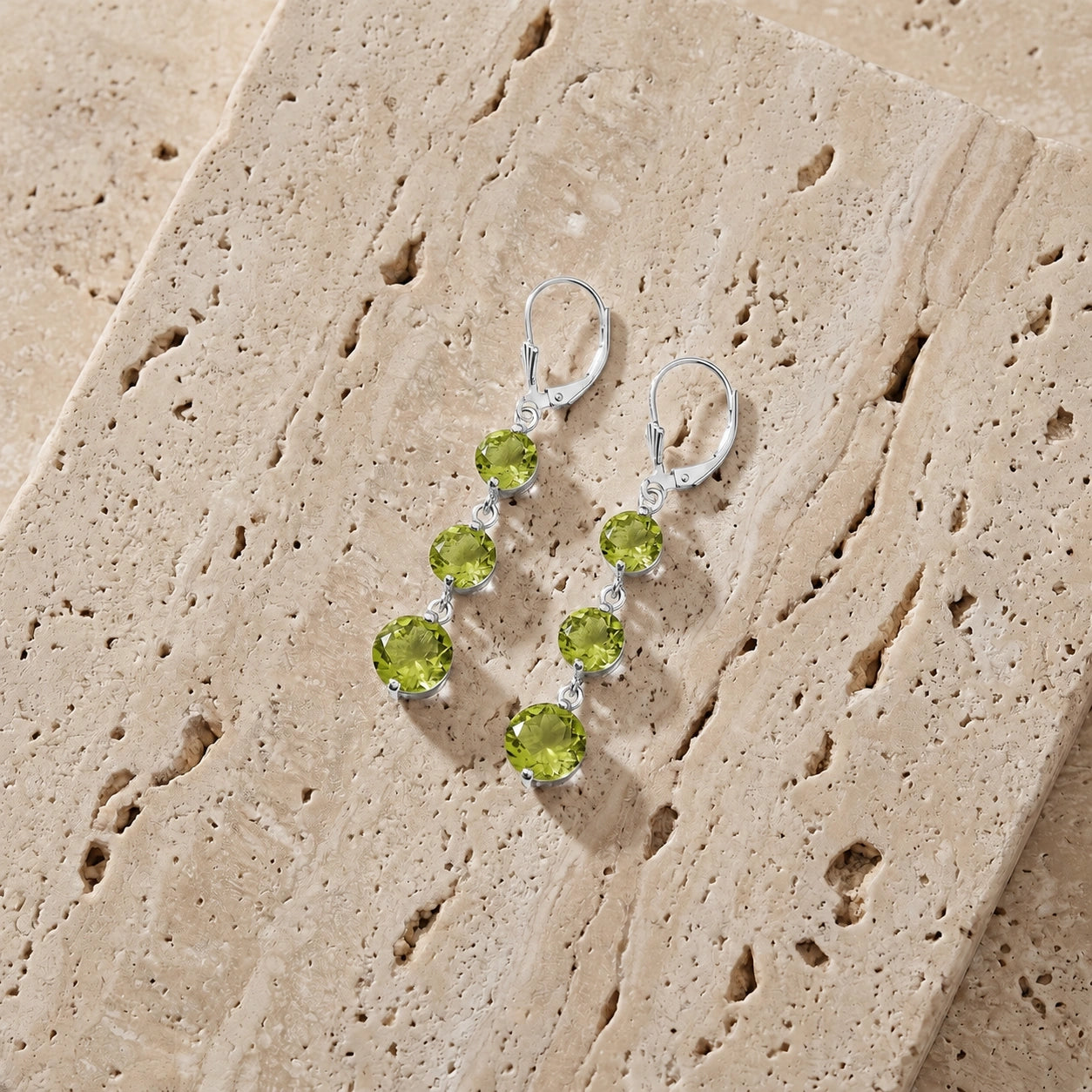 White Gold Peridot — Mariagiulia