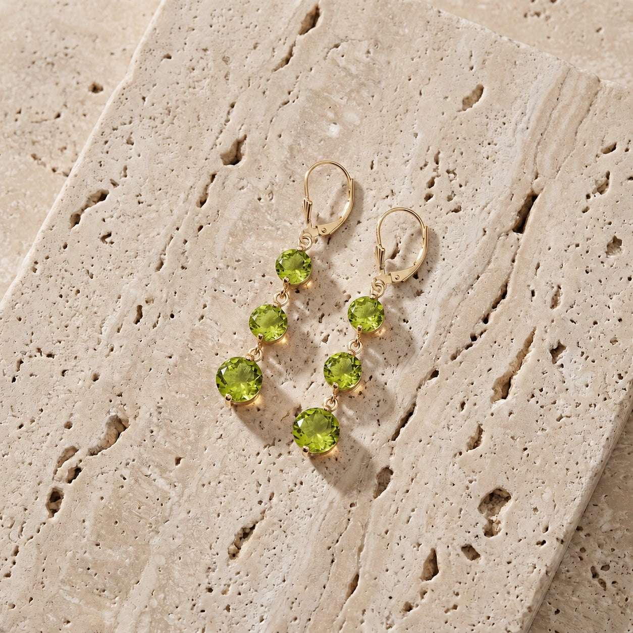 Yellow Gold Peridot — Mariagiulia
